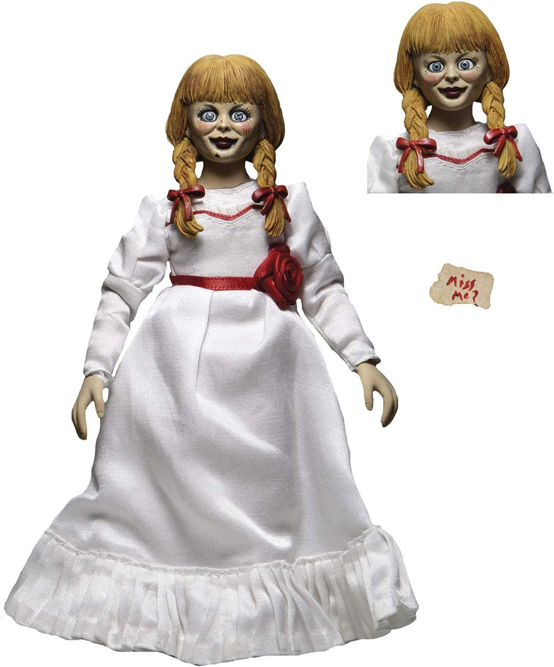 NECA The Conjuring Universe Annabelle 8" Clothed Action Figure - Poseable Horror Collectible for Ages 12+