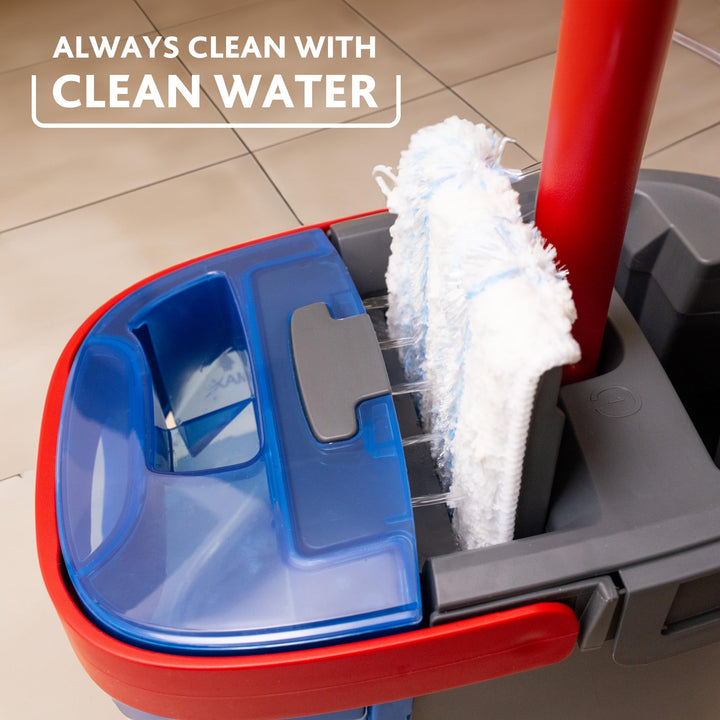 Vileda H2PrO Flat Mop System with Clean & Dirty Water Separation
