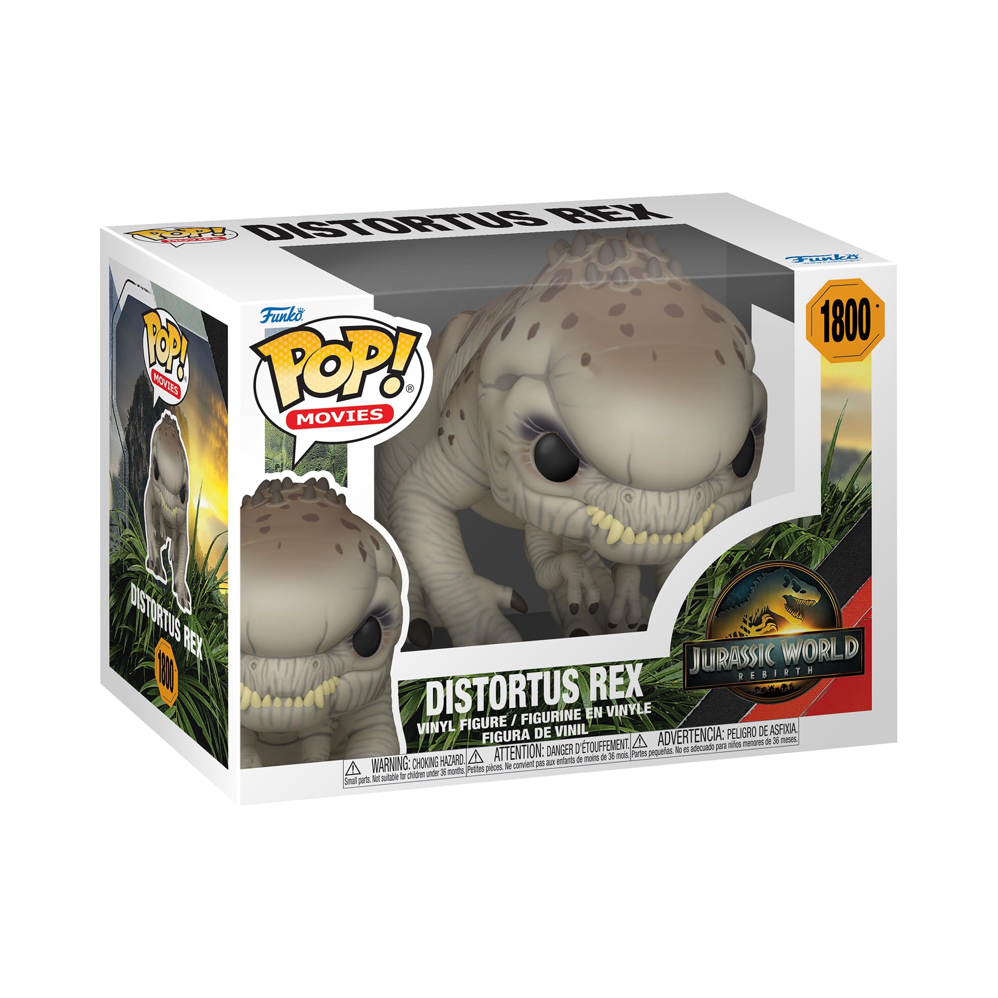 Funko Pop! Movies: Jurassic World (2025) - Distortus Rex Chibi Figure | Vinyl | Approx 3.75 Inches
