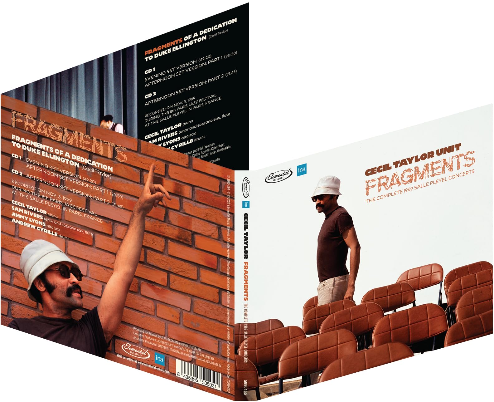 Cecil Taylor - Fragments: The Complete 1969 Salle Pleyel Concerts [Import CD]