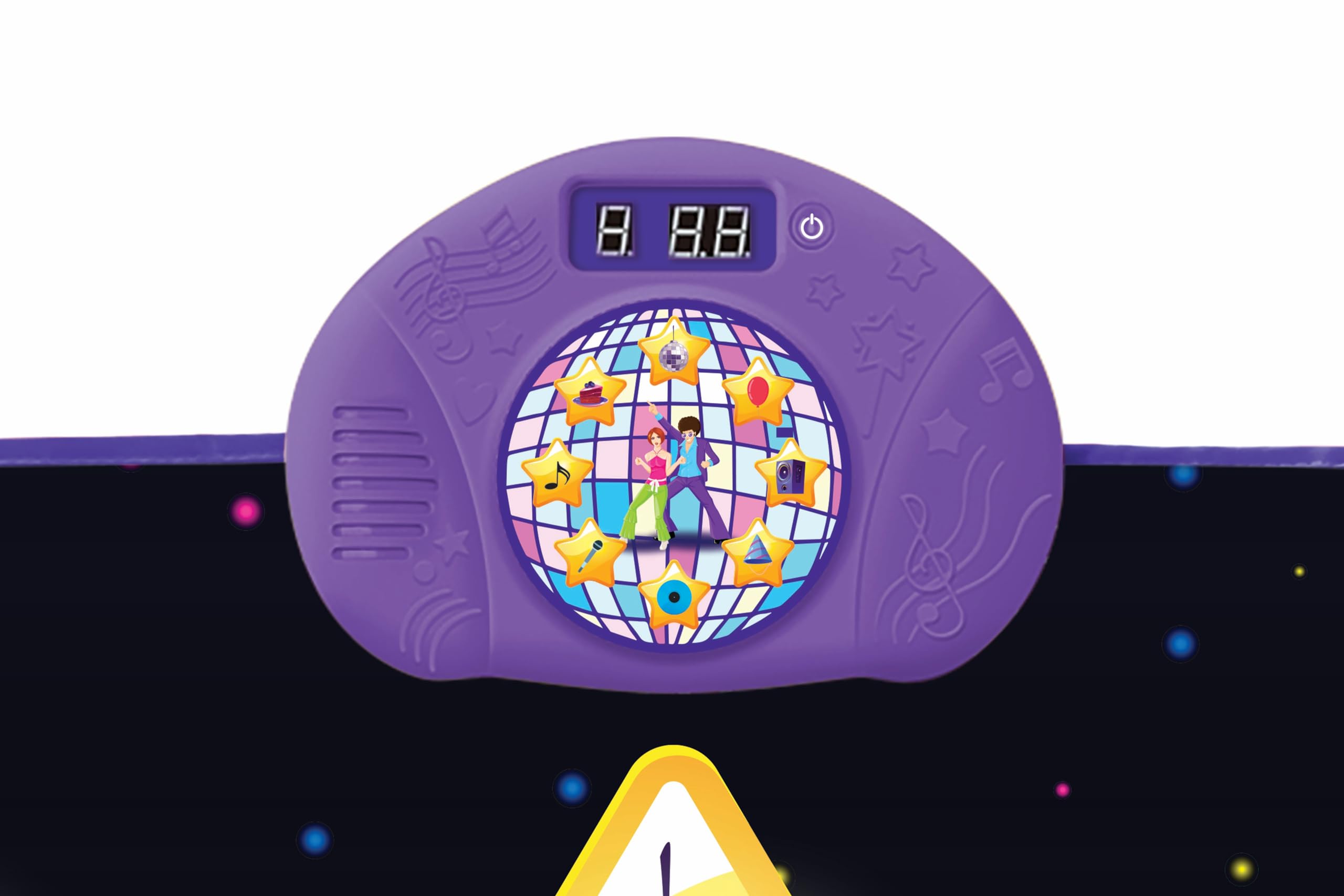 LEXIBOOK Electronic Dance Floor Mat - Illuminated Keys, Bluetooth Speaker, 6 Game Modes