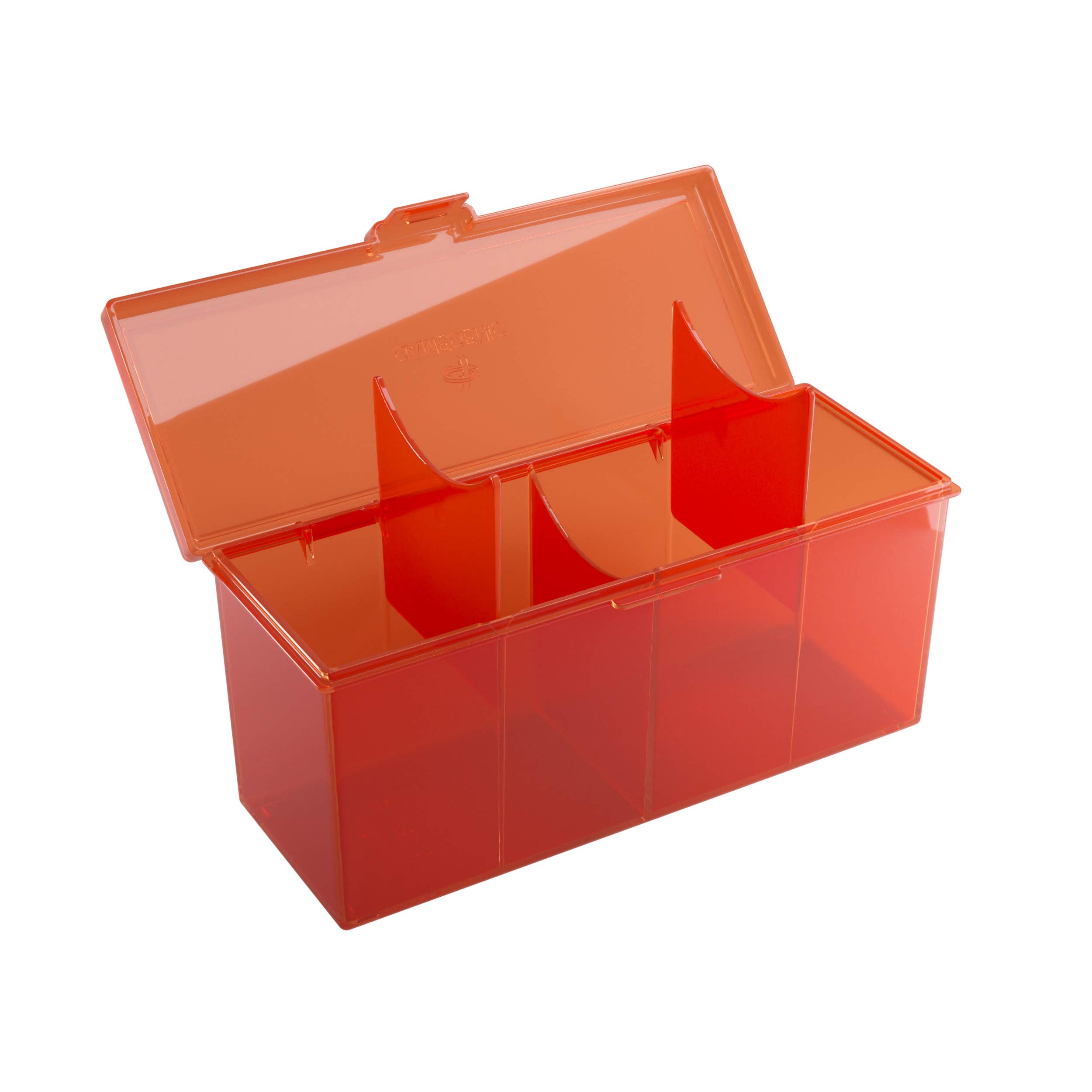 Gamegenic Fourtress 320-Card Deck Holder - Rigid, Stackable Storage | Red 6