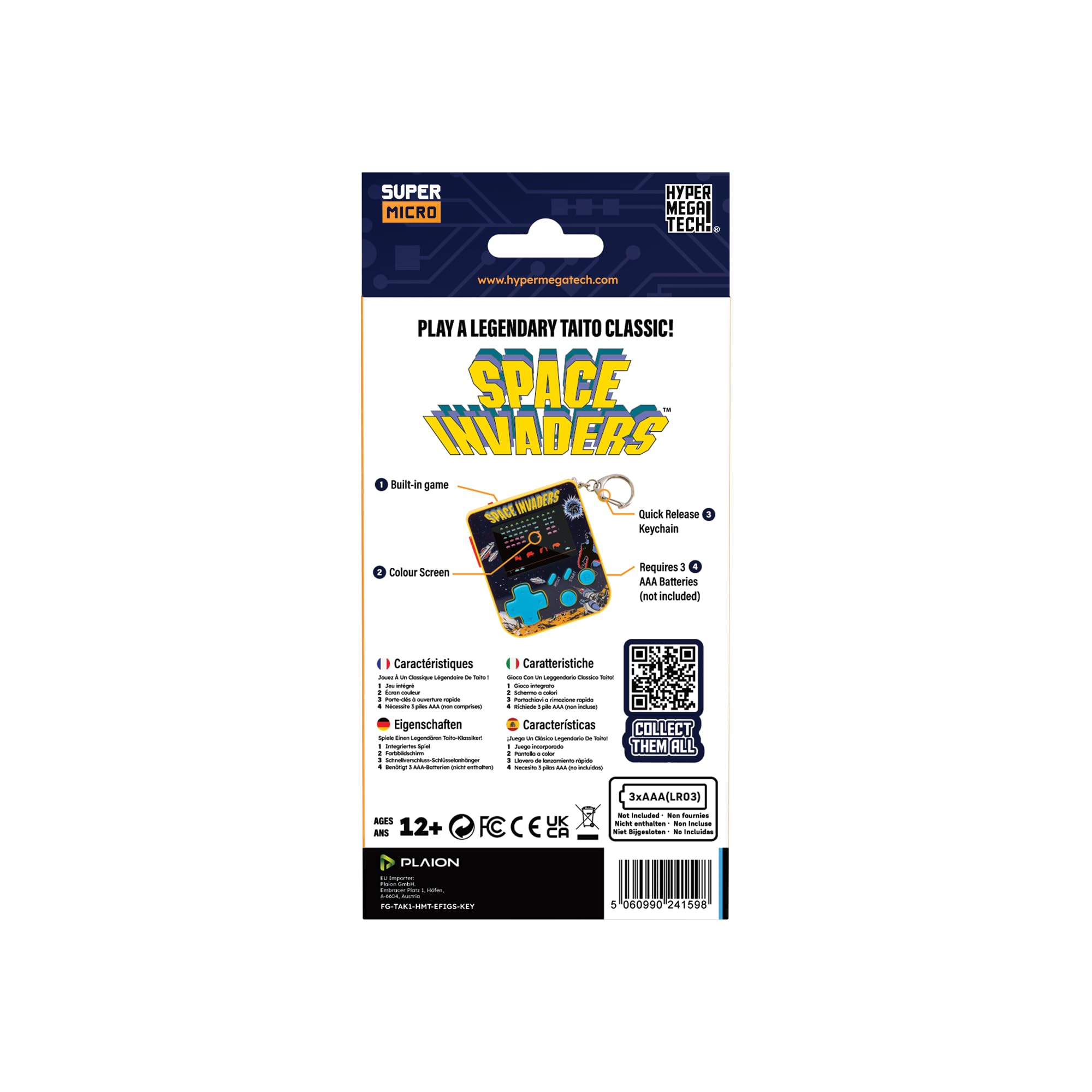 Space Invaders - Super Micro Keychain Gamer 12