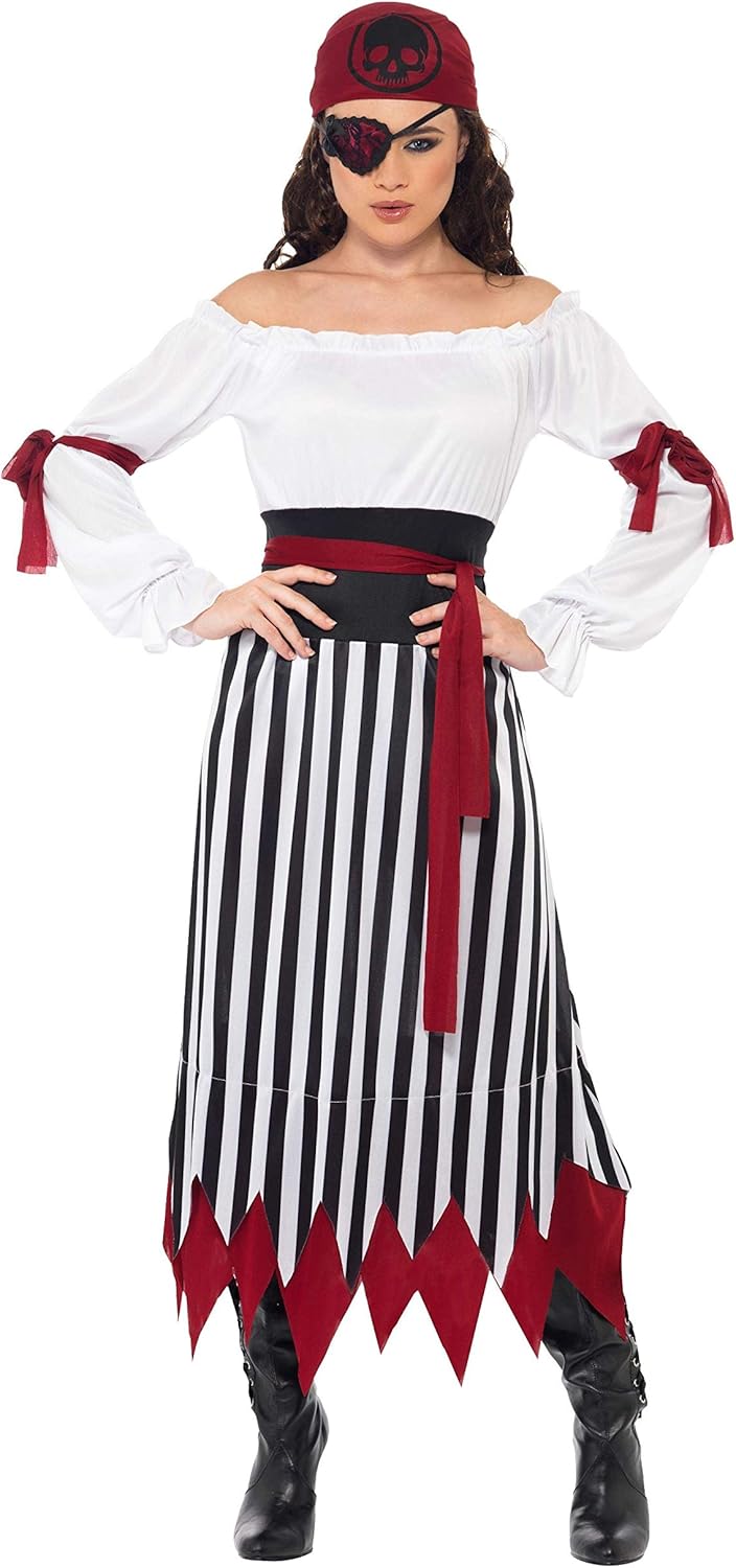 Smiffys Pirate Lady Costume - Adult Women's Size 8-10 (20803S)