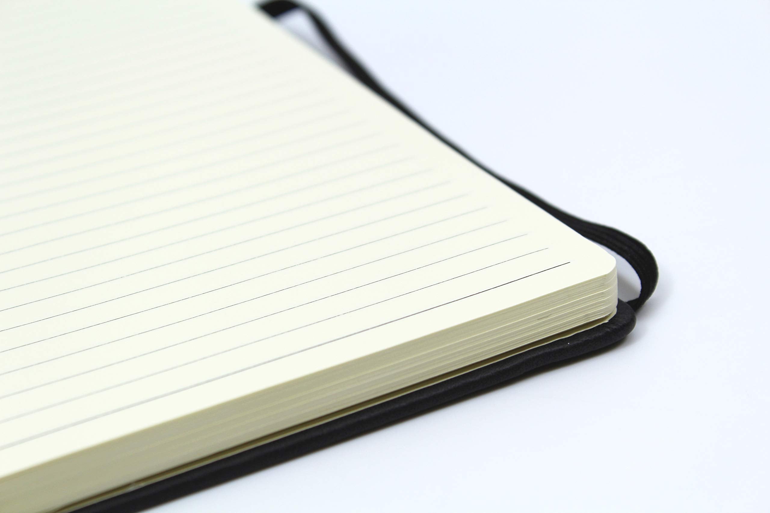 Silvine A5 Executive Soft Feel Notebook Black. 160 Pages (80 Sheets) Ruled 7mm feint. Ref 197BK (148 x 212mm), 391133 2