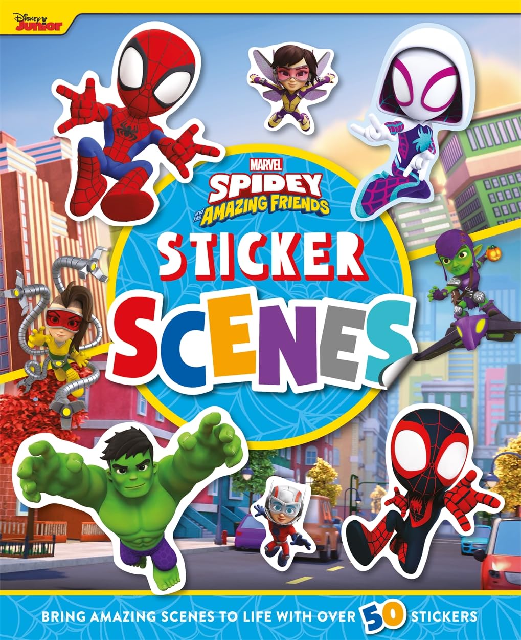 Marvel Spidey and his Amazing Friends: Sticker Scenes - Create Your Own Hero | Ages 3-5 | 12 Pages 1