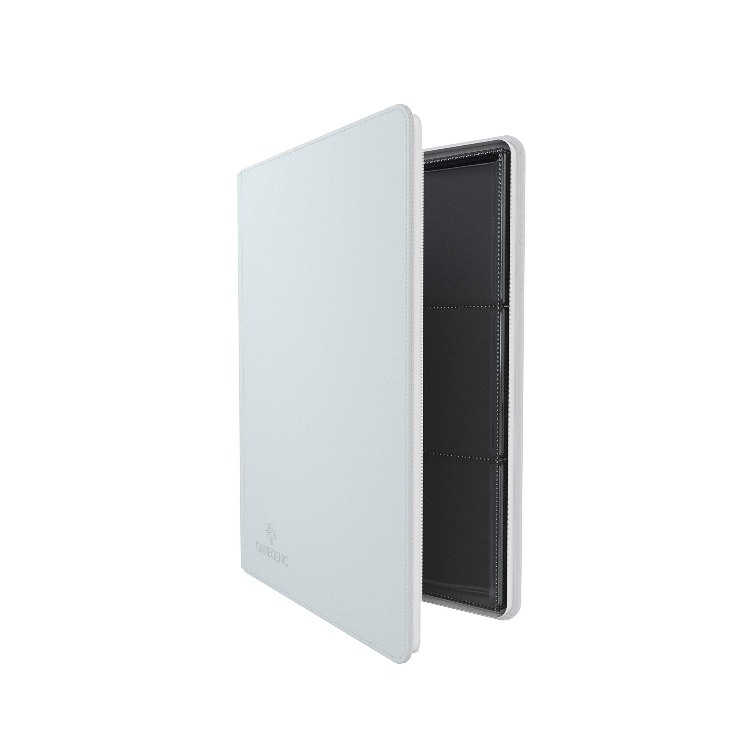 Gamegenic Zip-Up Album - 18-Pocket Capacity | Holds 360 Sleeved Cards | White