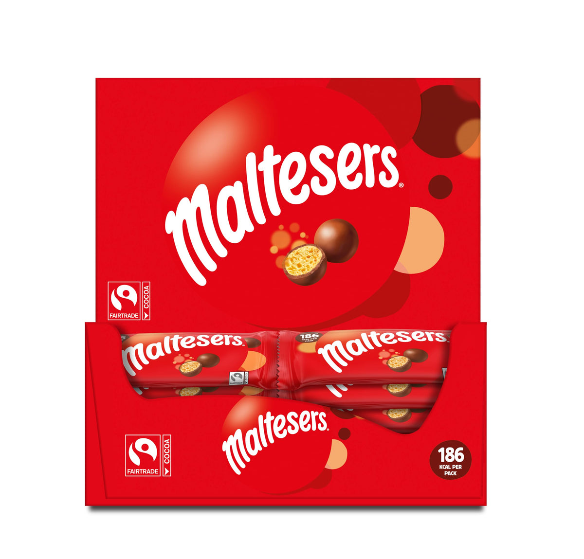 Maltesers Milk Chocolate Sweets - 40 x 37 g Bags