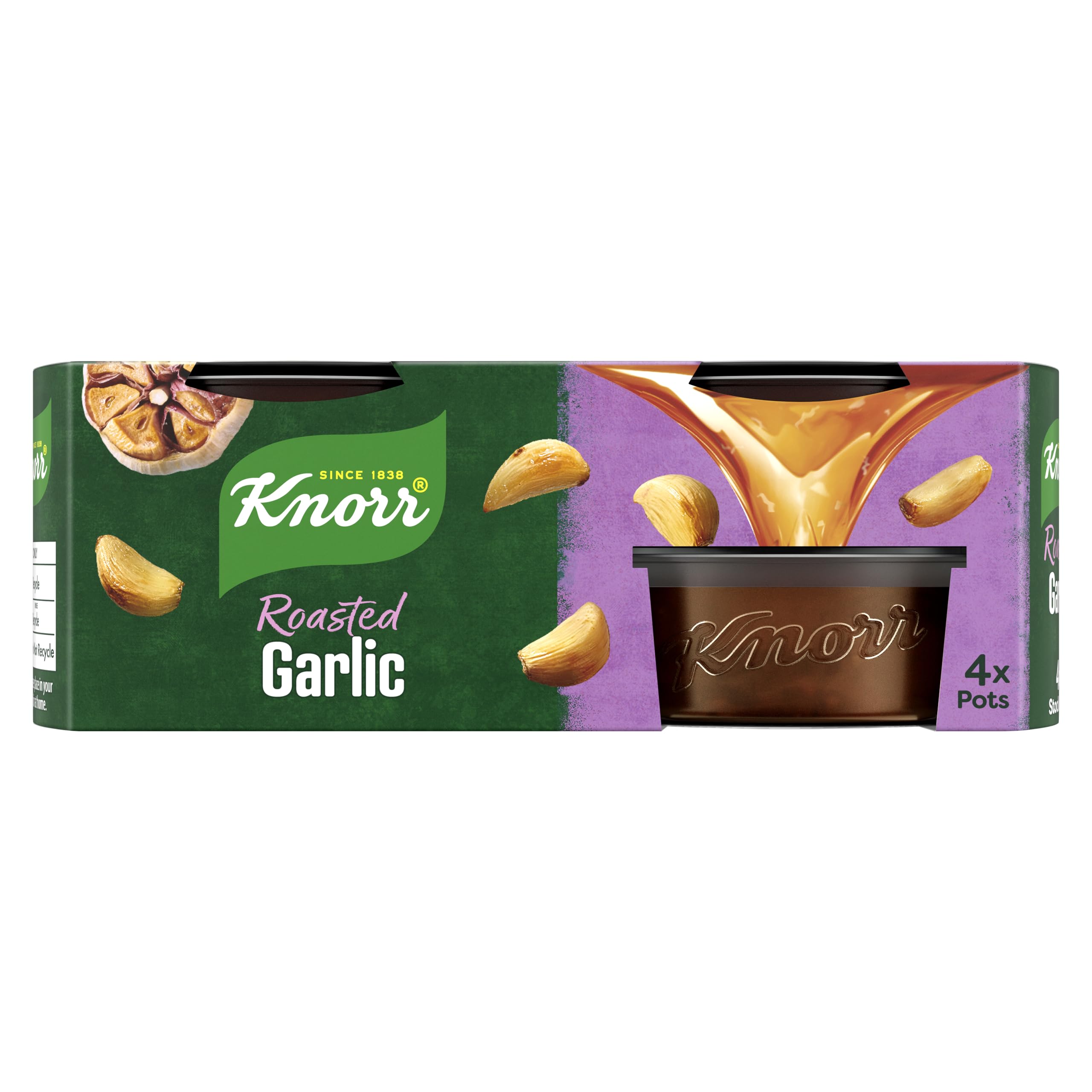 Knorr - Roasted Garlic Stock Pots Pack of 4