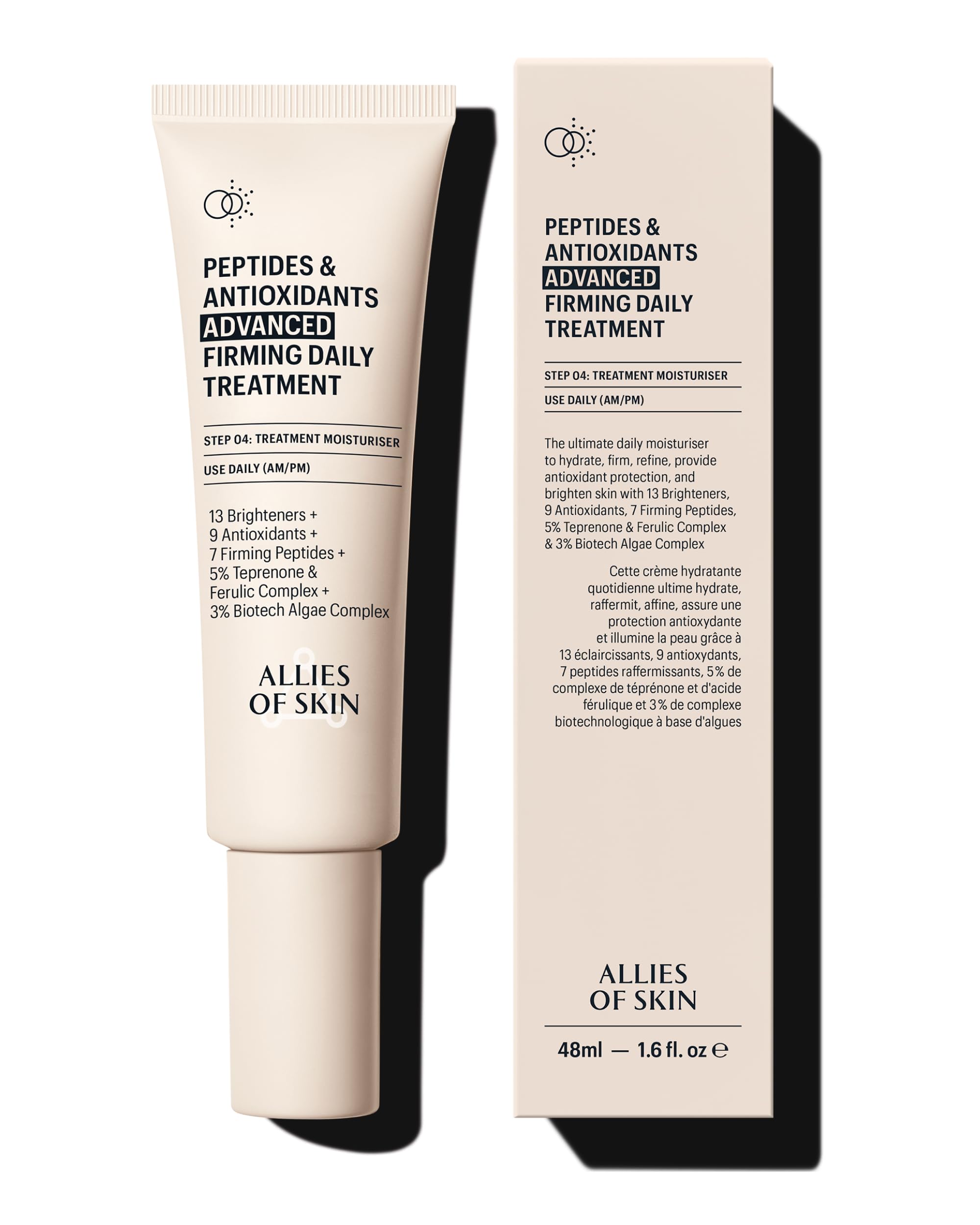 Allies of Skin Peptides & Antioxidants Advanced Firming Daily Treatment Cream | 48 ml | Unscented