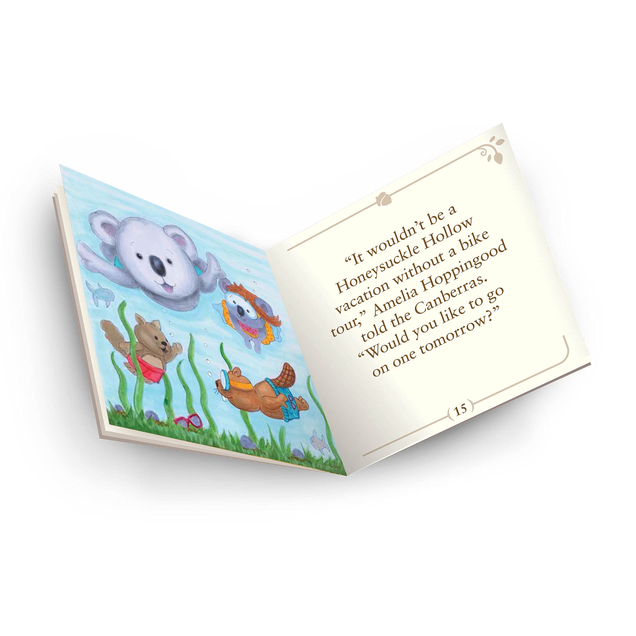 Canberra Koala Family - 5pc Playset with Movable Figurines & Storybook for Kids 3+ 12