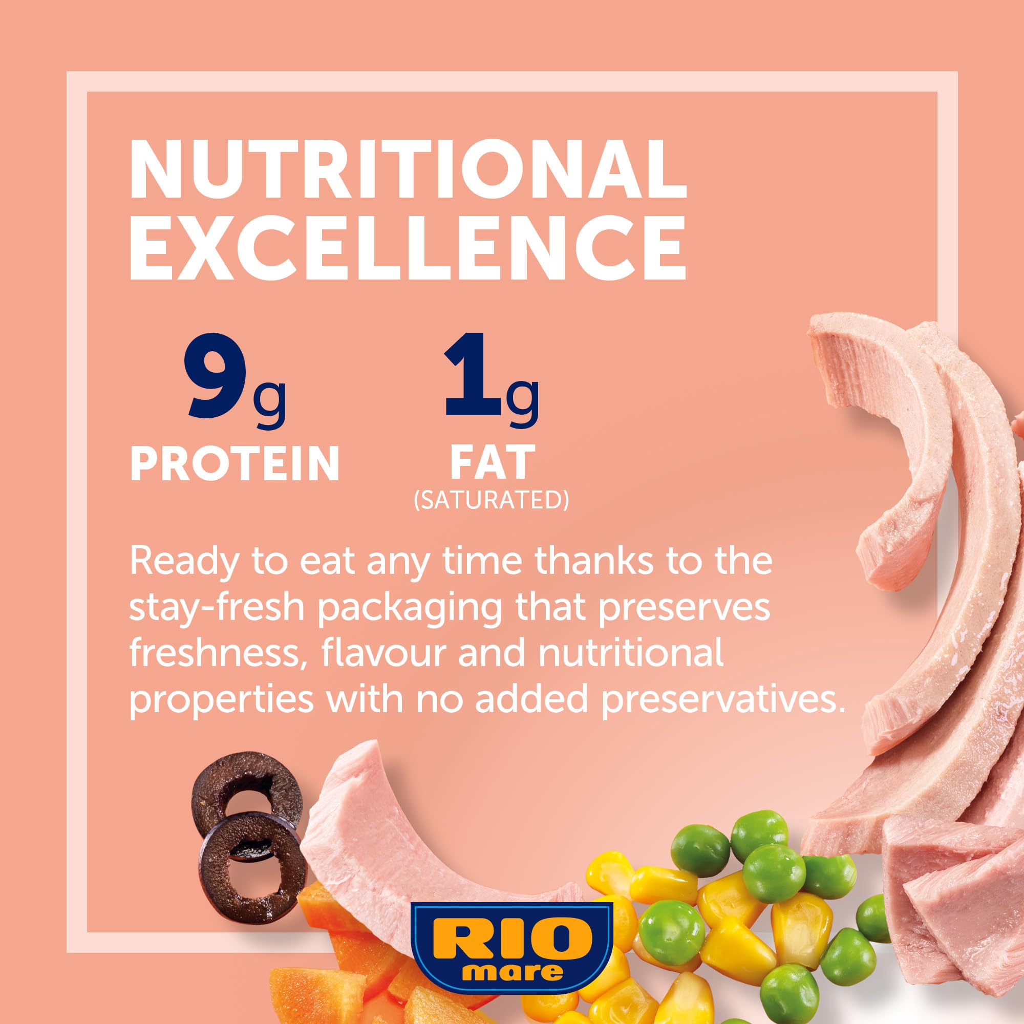 Rio Mare Insalatissime Sweetcorn and Tuna Salad - Ready to Eat Meal | 160g 4