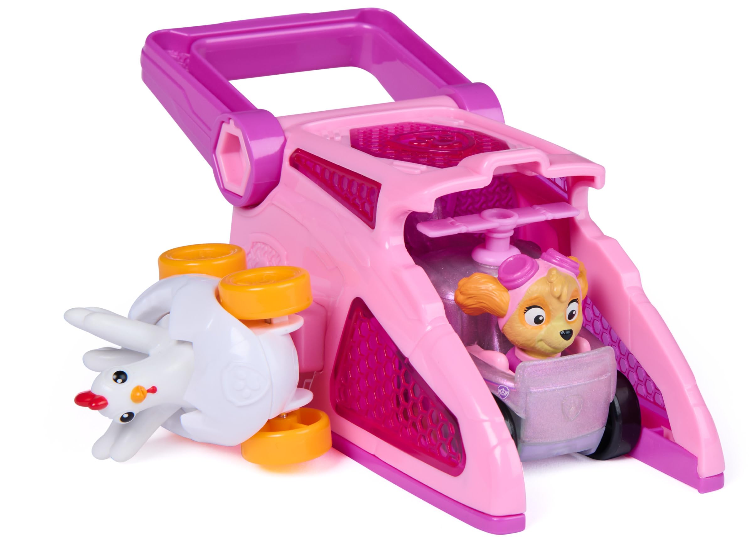 Paw Patrol Pup Squad Launchers 2-Pack with Chickaletta Vehicle | Ages 3-9 | Multicolor Plastic 4