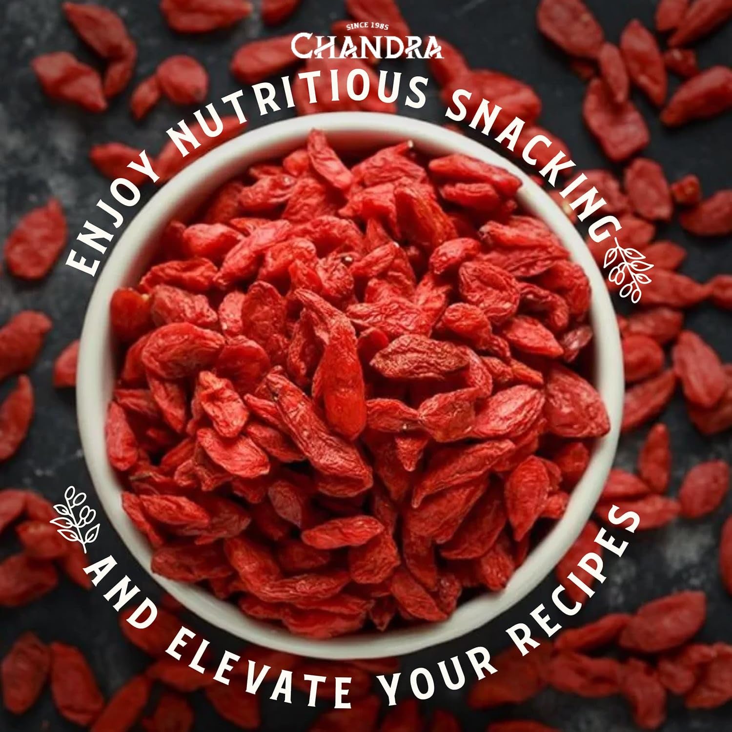 CHANDRA Whole Foods Goji Berries - 1KG Dried Super Fruit | Low-GI, High Protein 5