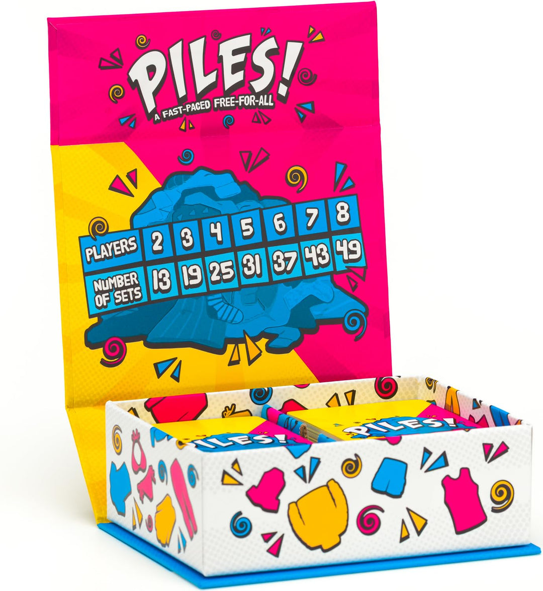 Lost Boy Entertainment Piles Card Game for Kids 8 and Up