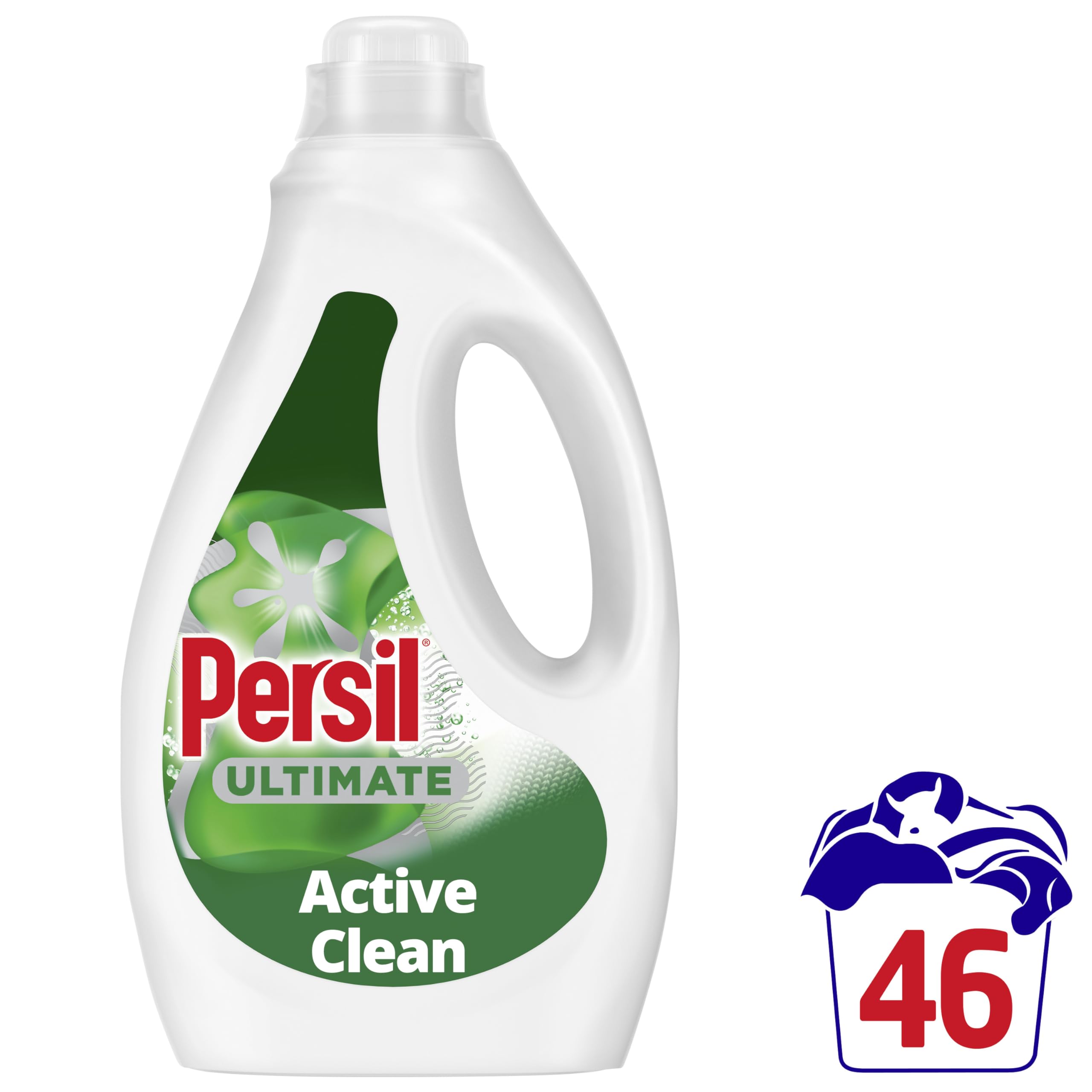 Persil Ultimate Active Clean Liquid Detergent - Best Odour-Fighting, Stain Removal, 1.24L 2