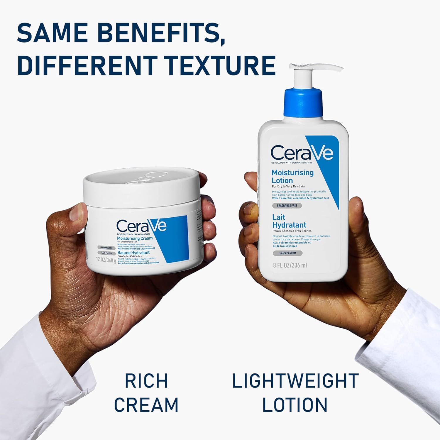 CeraVe Moisturising Lotion for Dry to Very Dry Skin (473 ml) with Hyaluronic Acid 3