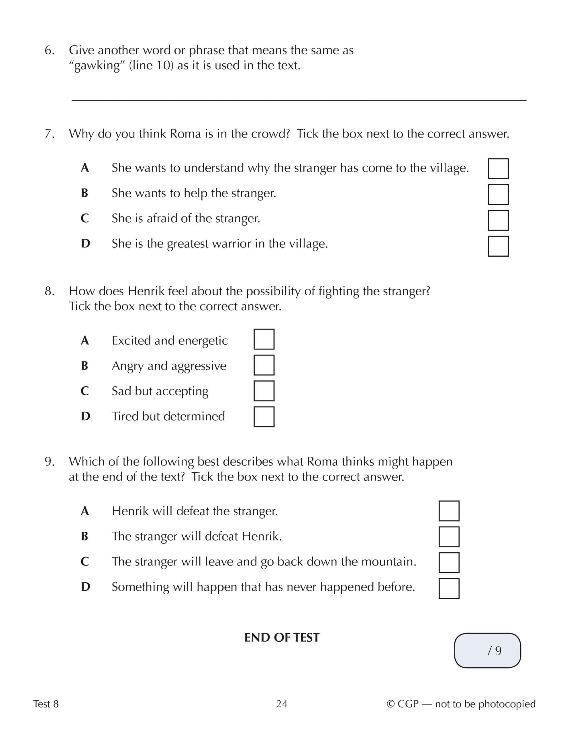 CGP 11+ GL 10-Minute English Tests - Ages 9-10 | Study Aid | Paperback 4