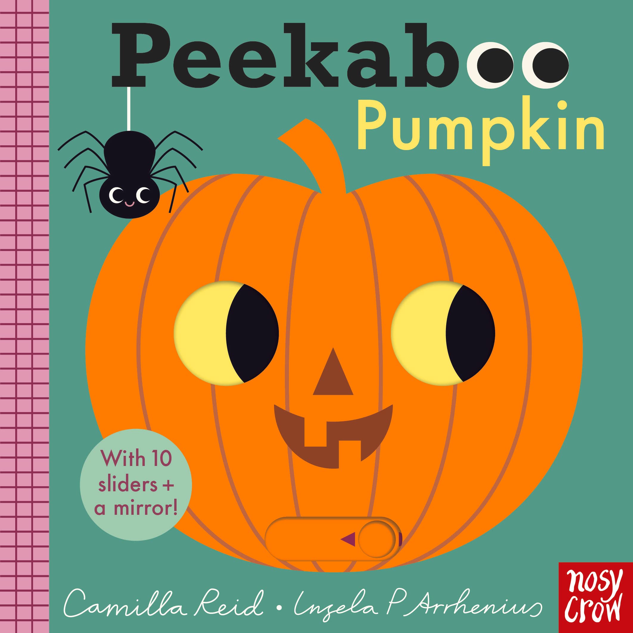 Peekaboo Pumpkin - Interactive Halloween Board Book for Babies & Toddlers | 10 Slider Faces | 10 Pages 1