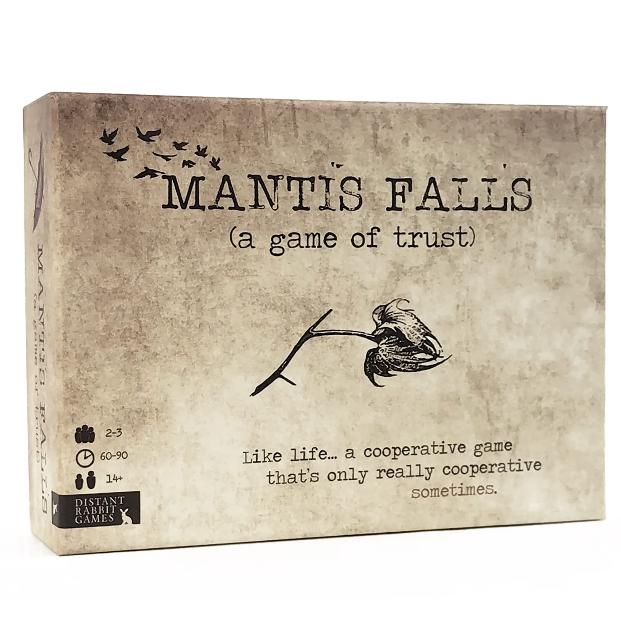Distant Rabbit Games Mantis Falls Hidden Traitor Strategy Board Game for 2-3 Players 1