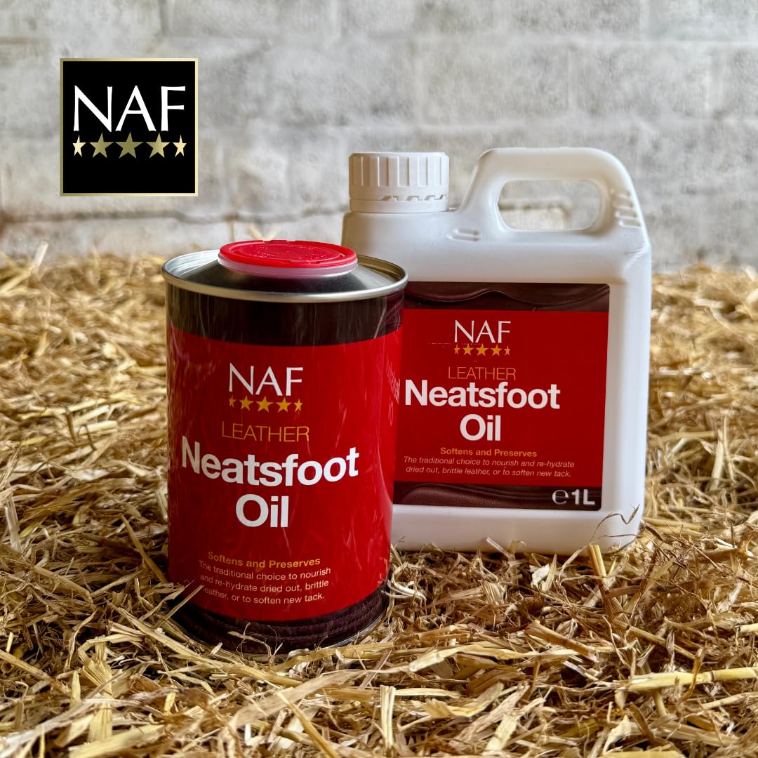 NAF Leather Neatsfoot Oil - Deep Conditioning for Leather Tack | 500ml
