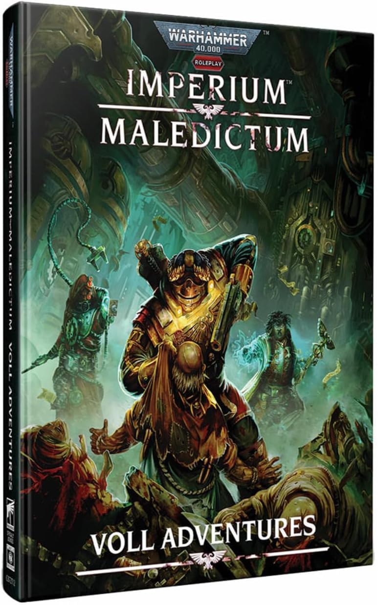Cubicle 7 Warhammer 40,000 Imperium Maledictum Voll Adventures Role Playing Book | Ages 15+