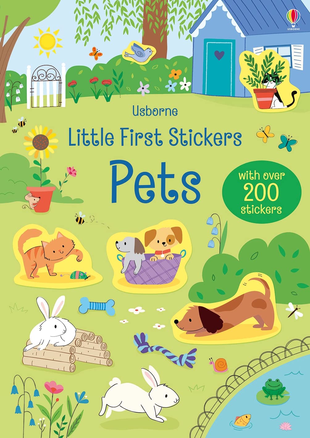 Usborne Little First Stickers Pets Activity Book | 250+ Reusable Stickers | Ages 3-6 1