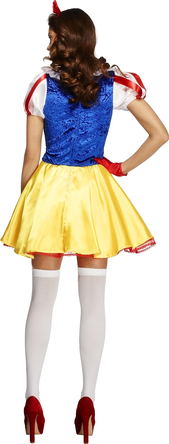 Smiffy's Women's Fairytale Costume - Dress with Underskirt, Headband & Choker, Blue, Medium
