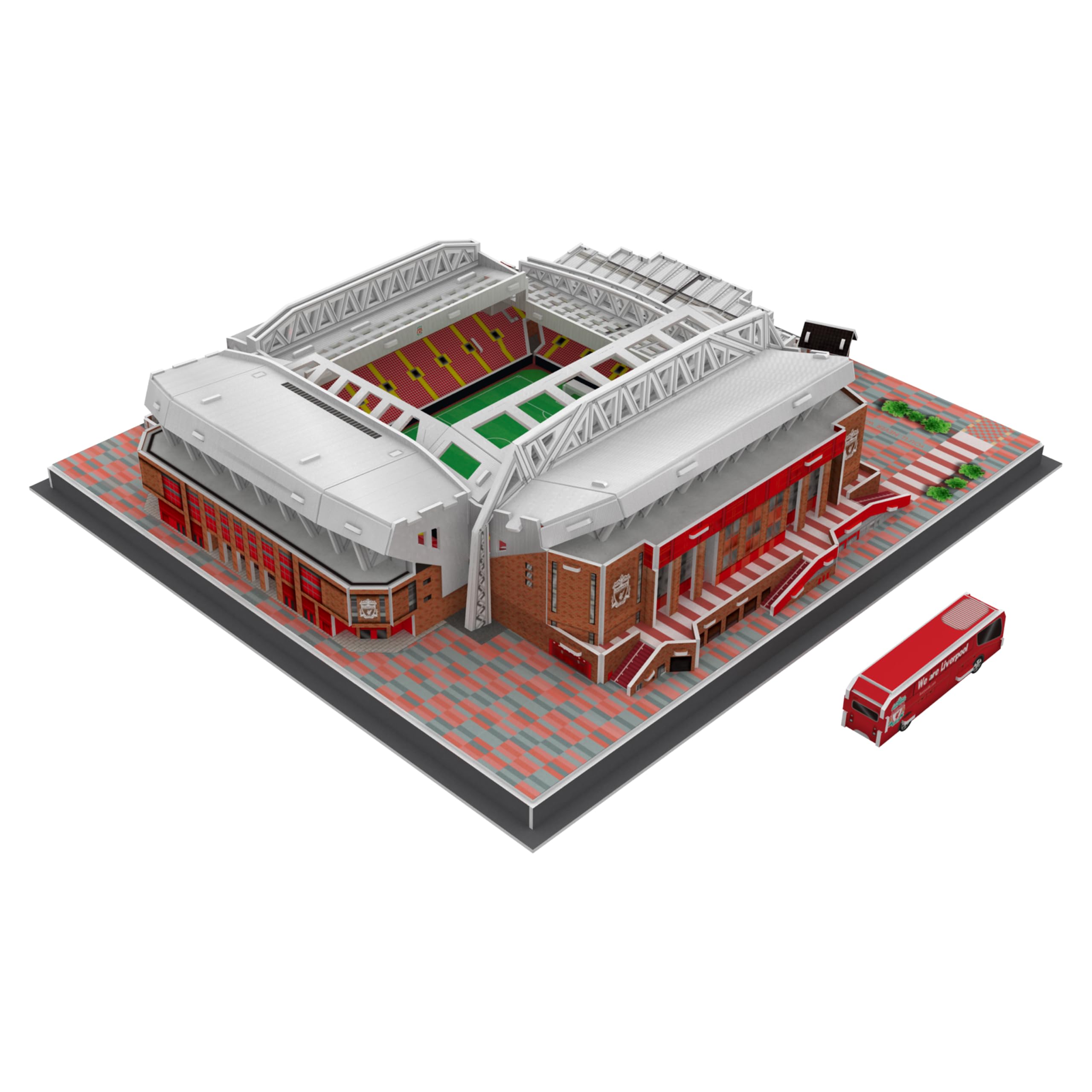University Games Liverpool FC Anfield Stadium 3D Puzzle - 141 Pieces | Ages 7+ 4