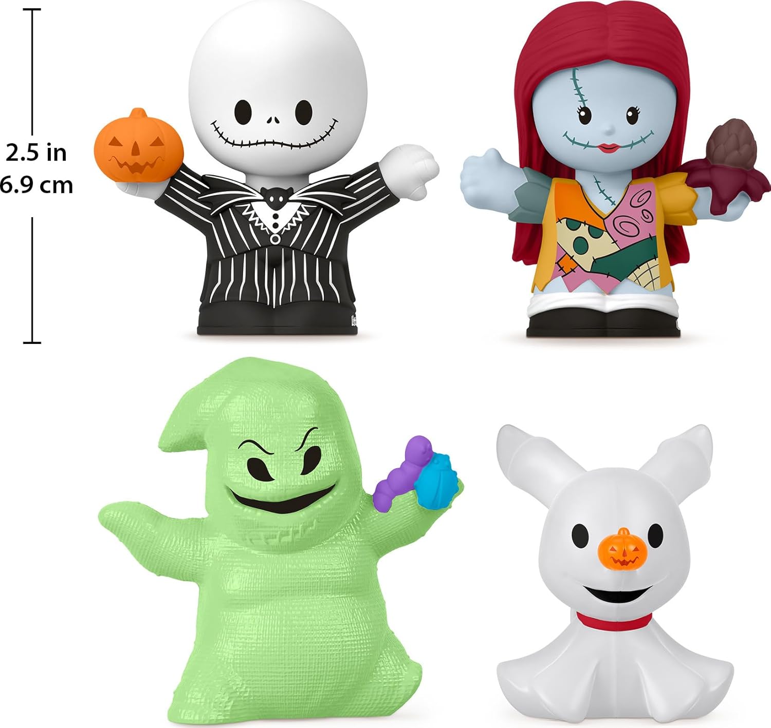 Little People Collector Disney Tim Burton’s The Nightmare Before Christmas - 4-Pack Glow-in-the-Dark Figures 2