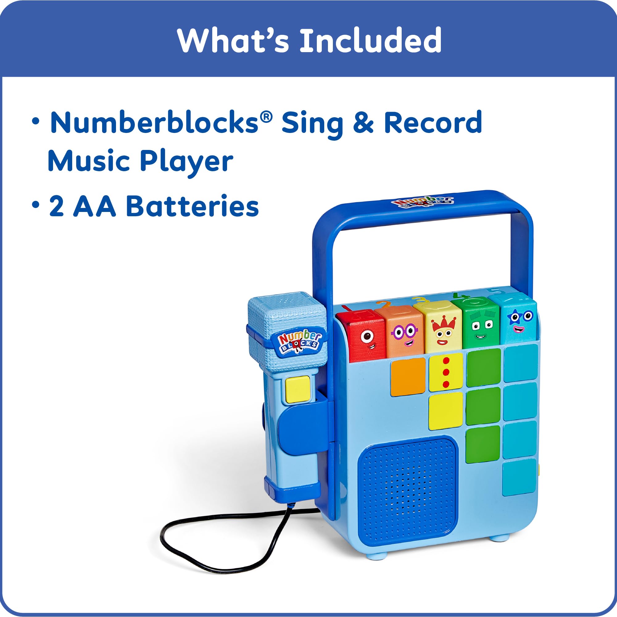 Learning Resources Numberblocks Sing and Record Music Player for Ages 3+ | Records up to 90 Seconds 6