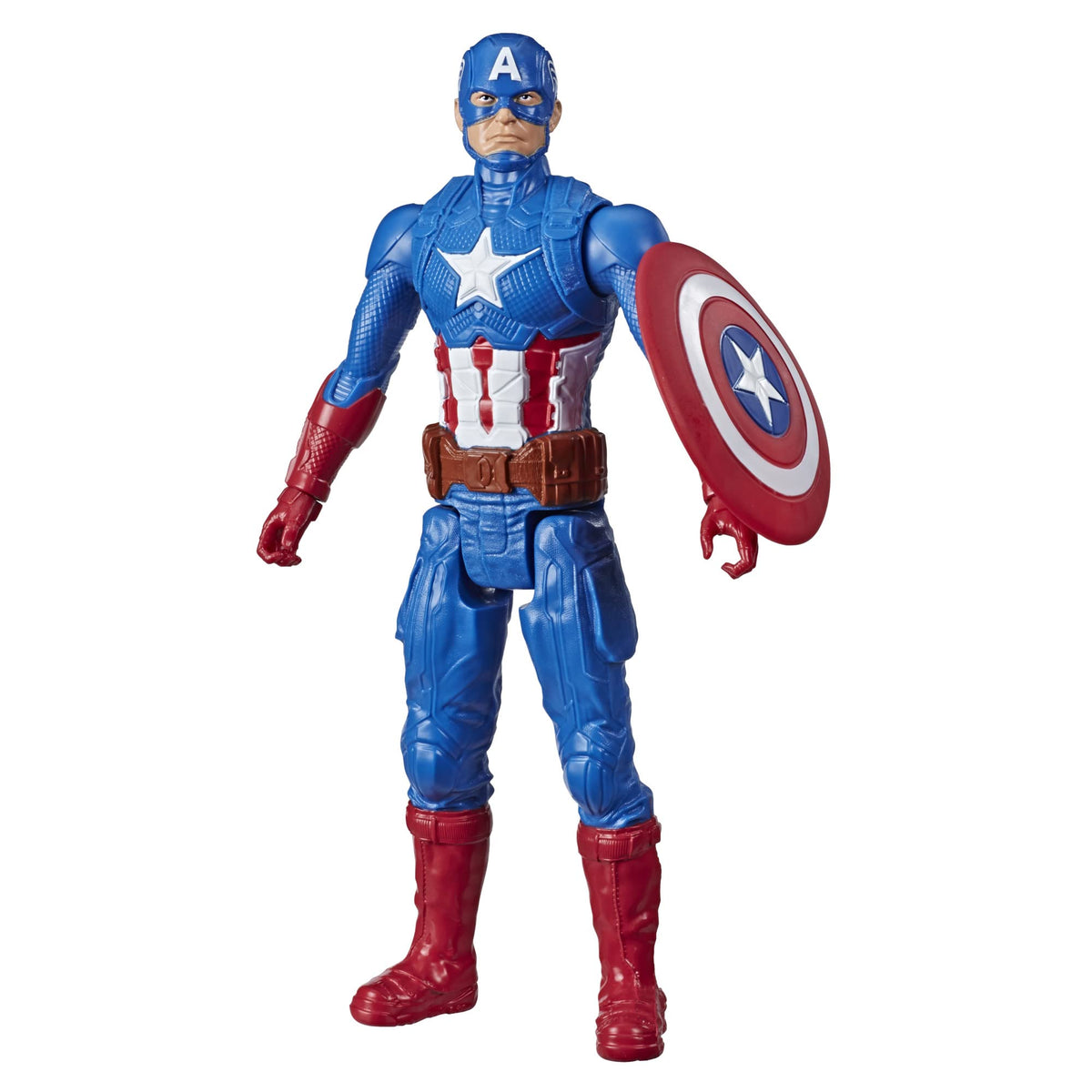 Marvel Captain America Titan Hero Series 12” Action Figure - 30 cm, Ages 4+