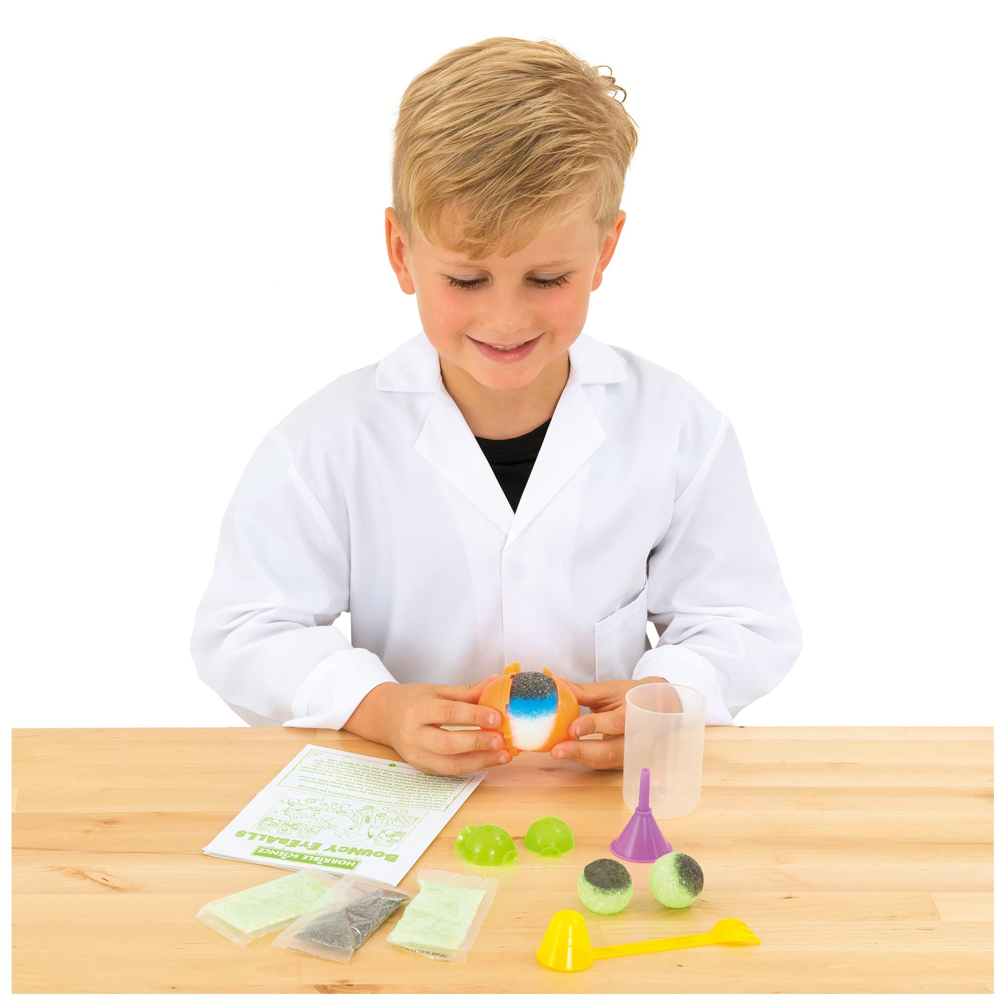 Galt Horrible Science Bouncy Eyeballs Kit - STEM Science Experiment for Kids Ages 6+ 6
