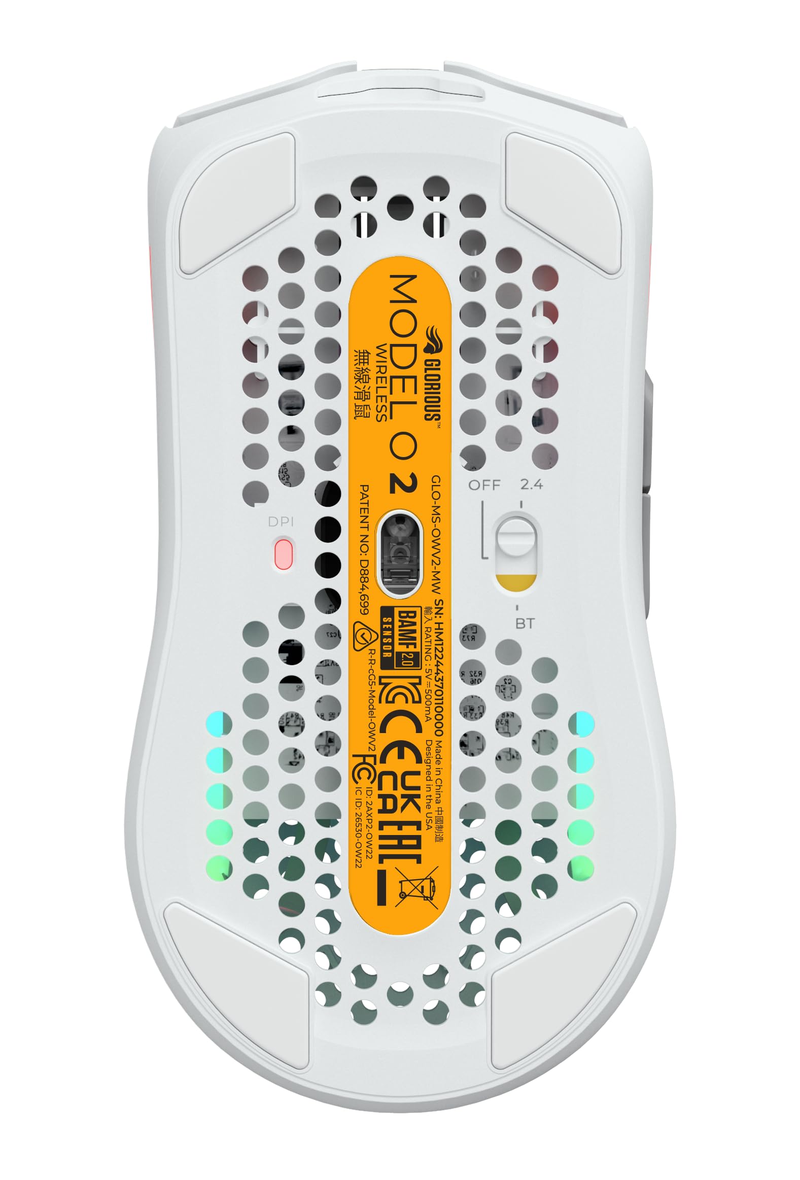 GLORIOUS Model O 2 Wireless Gaming Mouse - 68g Superlight, 26K BAMF 2.0 Sensor, RGB, Ambidextrous, 6 Buttons, Matte White 17