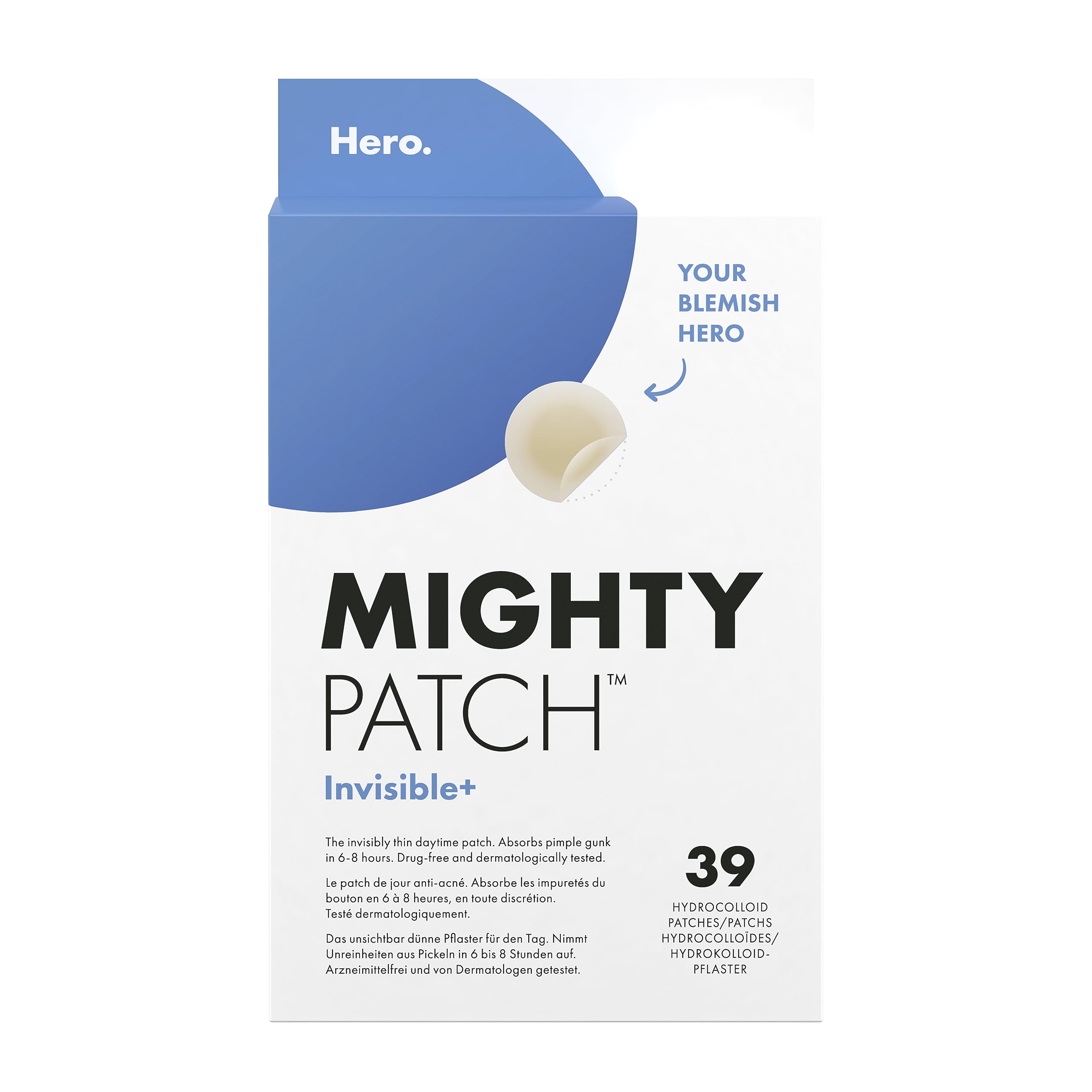 Hero Cosmetics - Mighty Patch Invisible+ Acne Patches (39 Count) 1