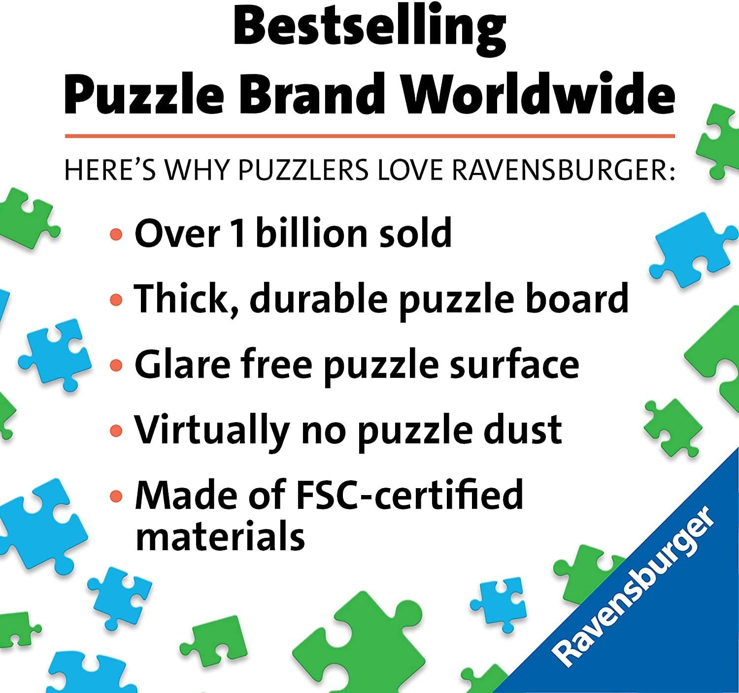 Ravensburger Sort Your Puzzle - 6 Stackable Puzzle Piece Sorting Trays 6