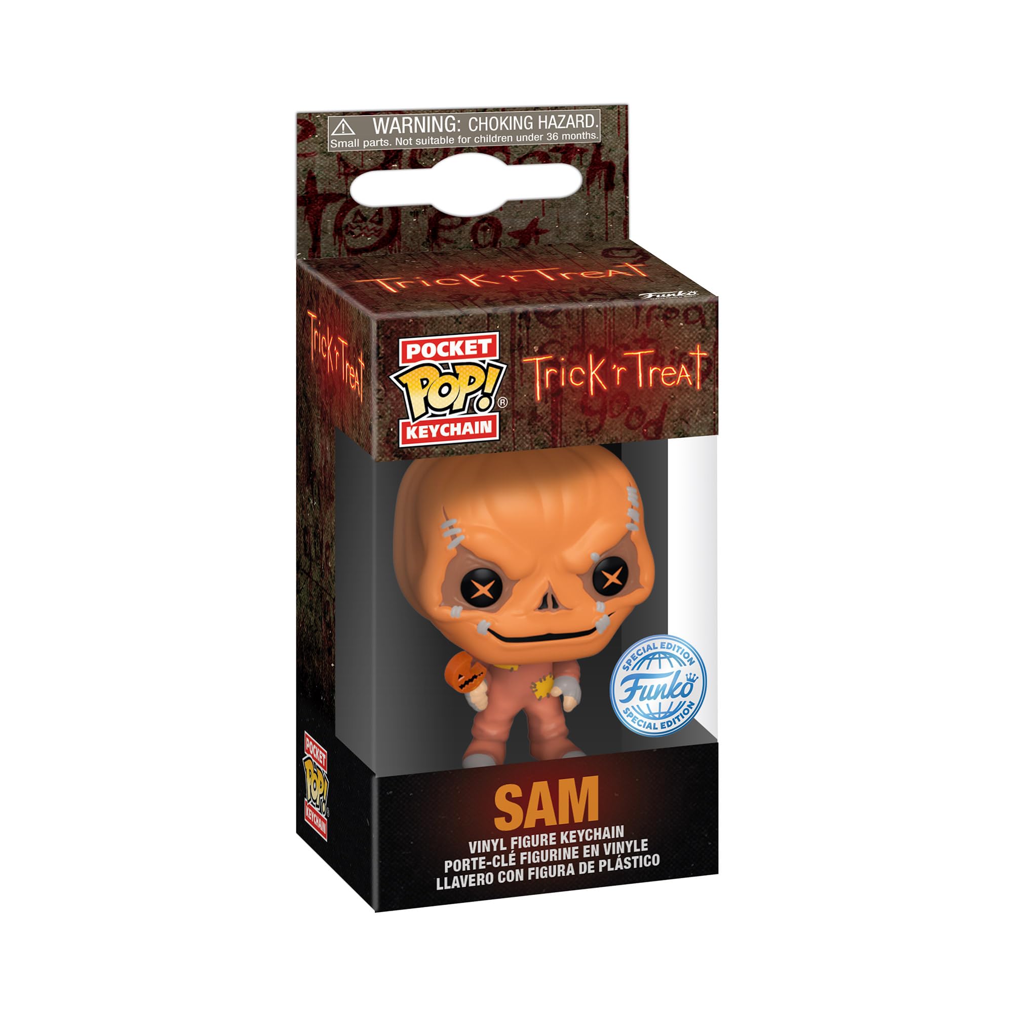 Funko POP! Keychain Trick 'r Treat Sam Unmasked - 4.63-inch Vinyl Figure 2