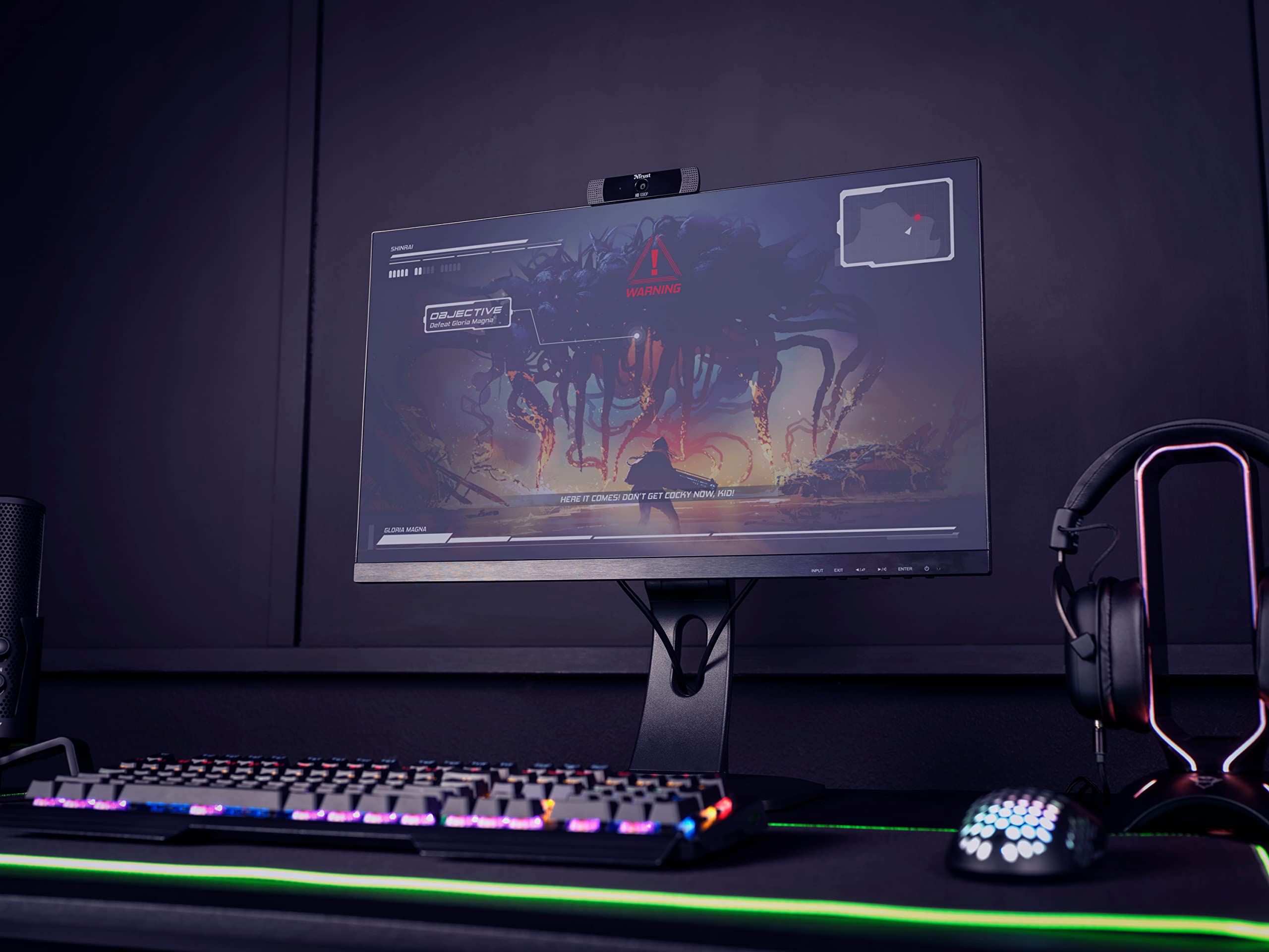 Trust Gaming GXT 1160 Vero Full HD 1080p Webcam with Built-in Microphone | Fixed Focus | USB 6