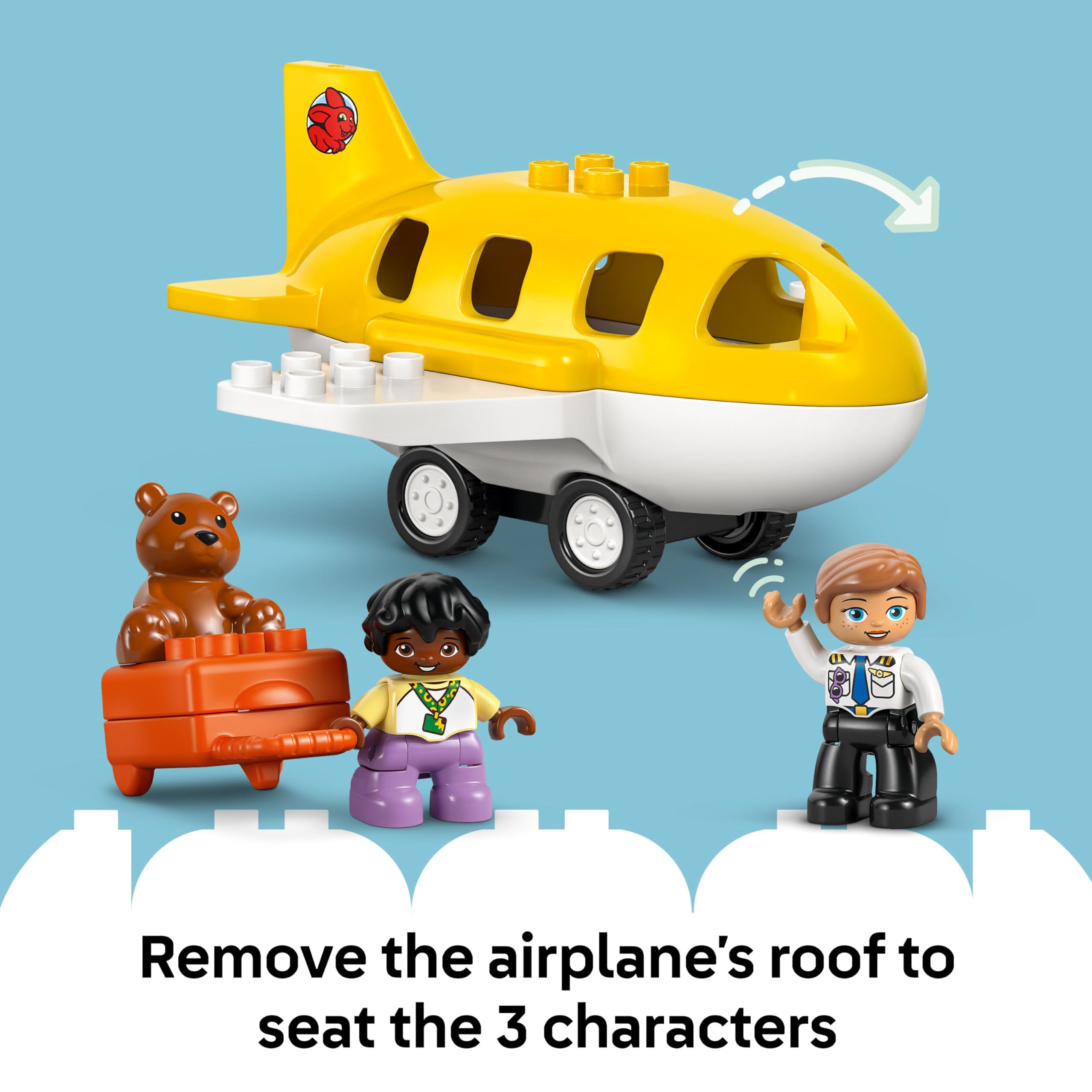 LEGO DUPLO First Time at the Airport 10443 Building Set | Ages 2+ | Educational Motor Skills Toy 5