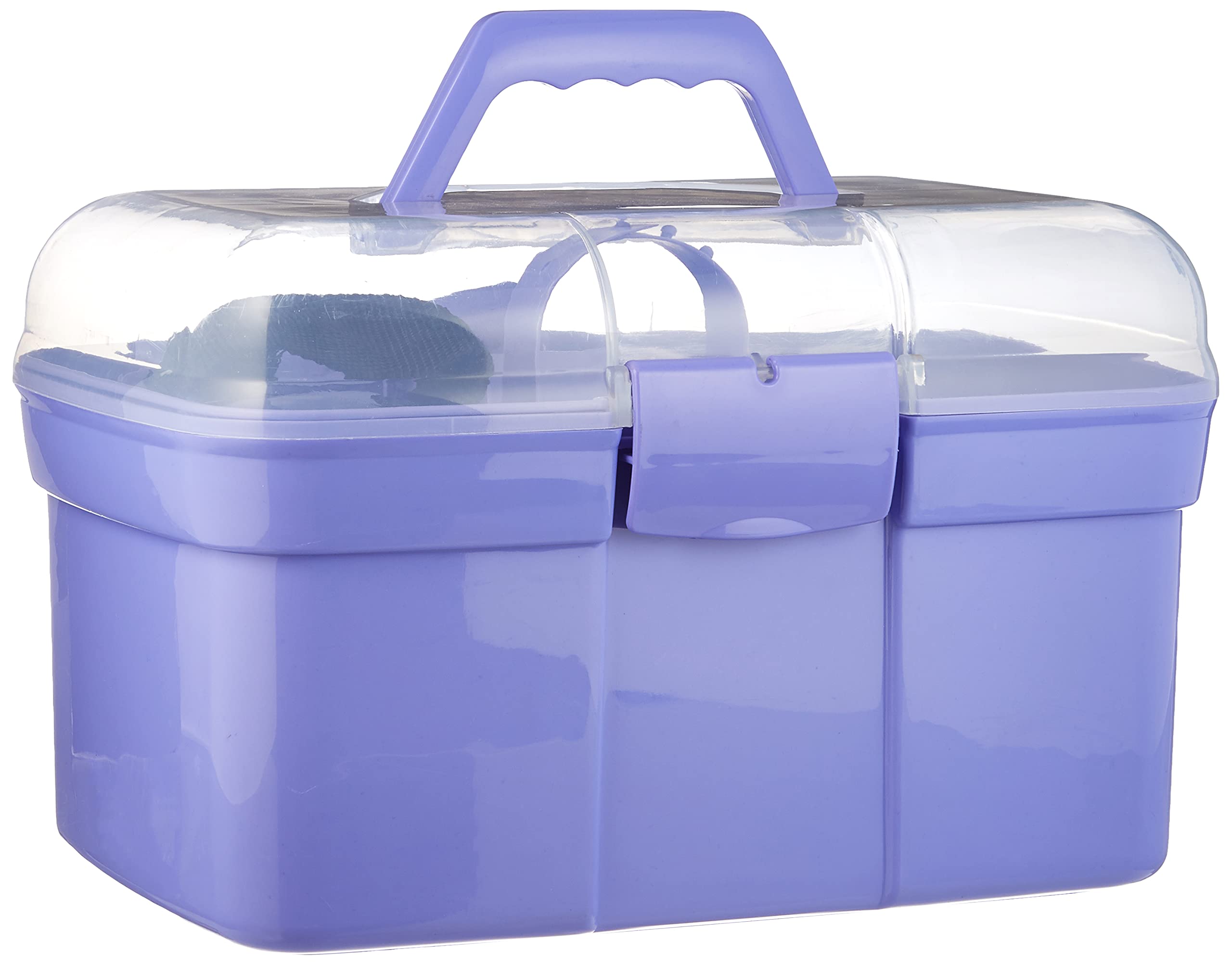 Covalliero Horse Hoof Care Cleaning Box - Filled, Purple, Polypropylene