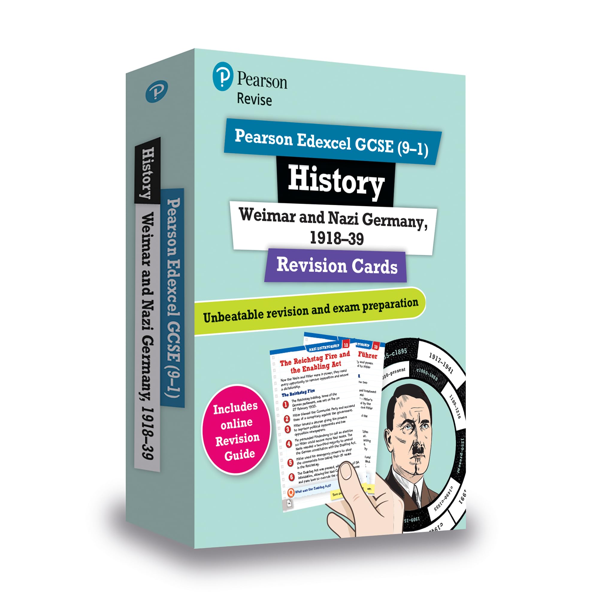 PEARSON EDUCATION Revise Edexcel GCSE (9-1) History Weimar & Nazi Germany Revision Cards | 2021-2022 Exams 1