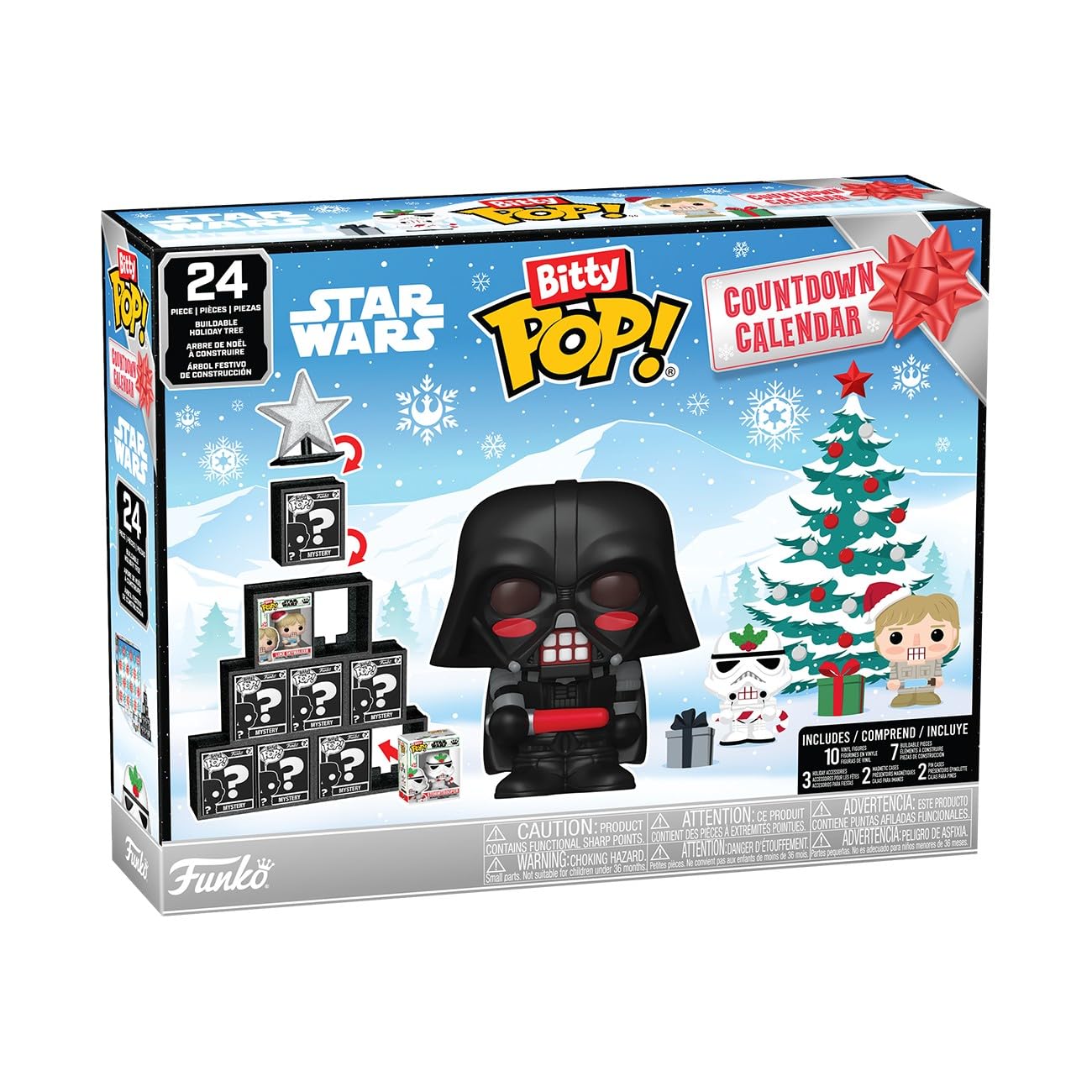 Funko Star Wars Bitty POP! Advent Calendar - 24 Day Countdown | Ages 3+ 1