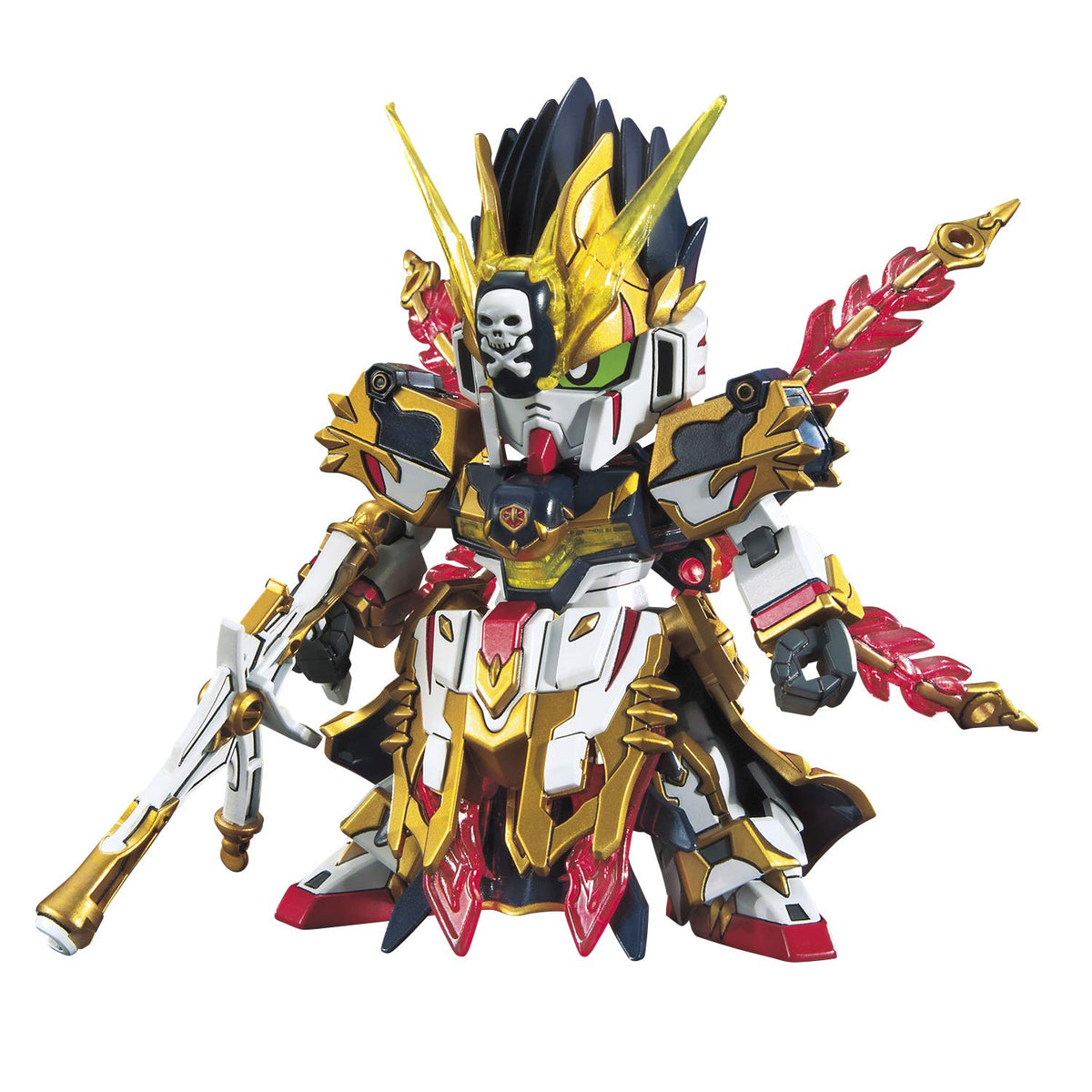 Bandai Spirits SD Gundam Sangoku Soketsuden #30 Gan Ning Crossbone Gundam Model Kit - 120 Pieces