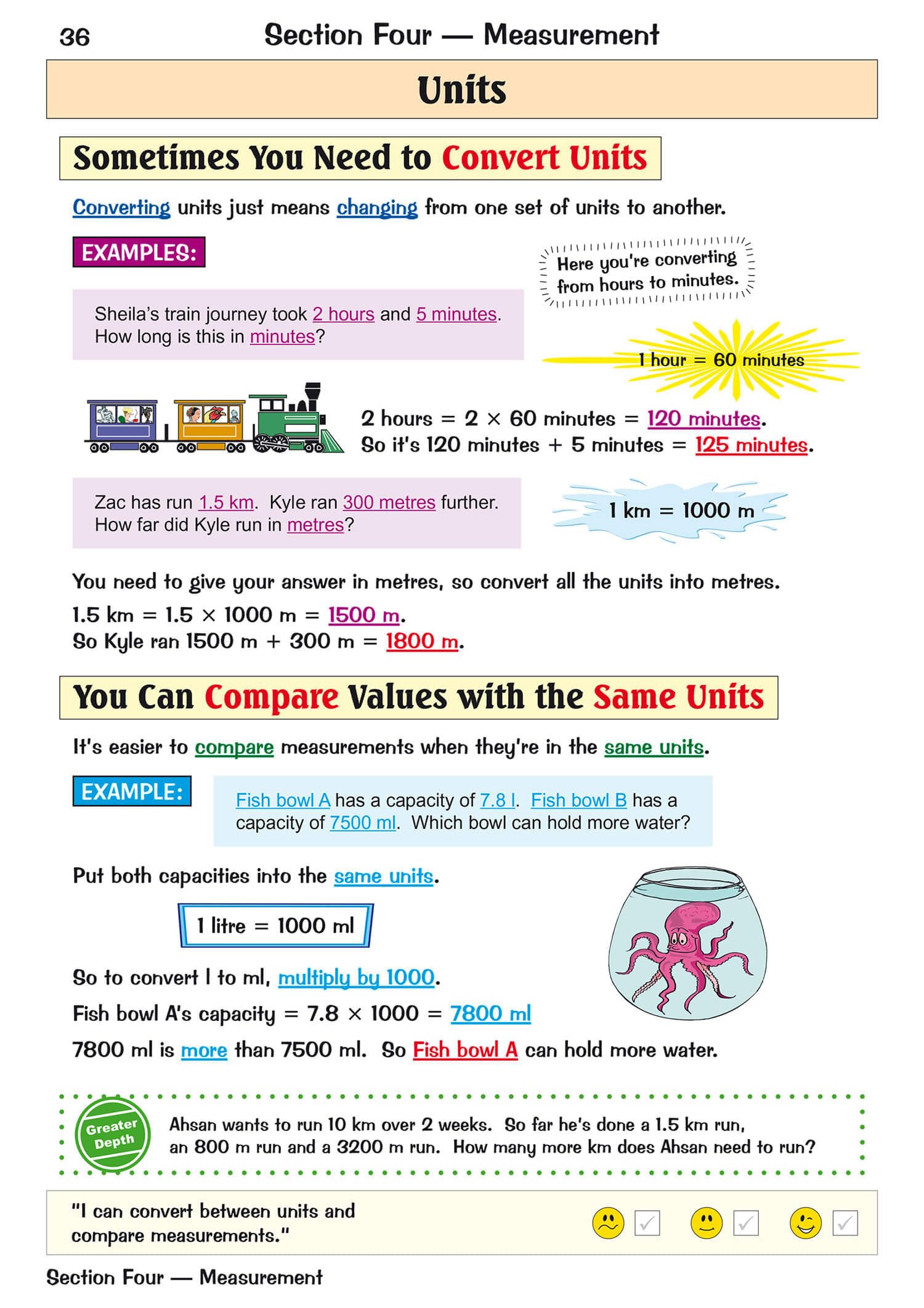 CGP Books Year 4 Maths Targeted Study Book - Ages 8-9 | Paperback | 72 Pages 2