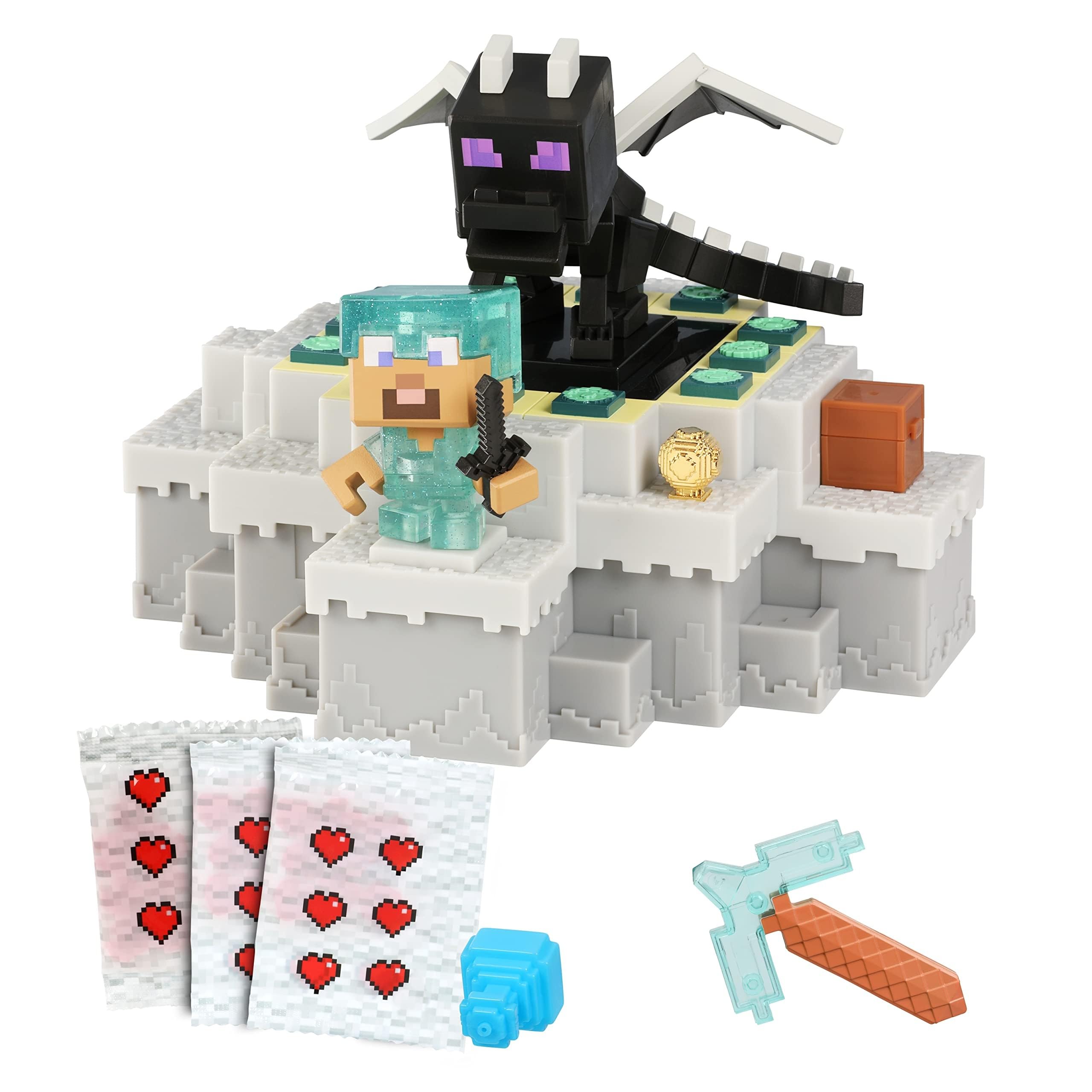 Akedo Treasure X Minecraft Caves & Cliffs - Ender Dragon Mine & Craft Playset 6