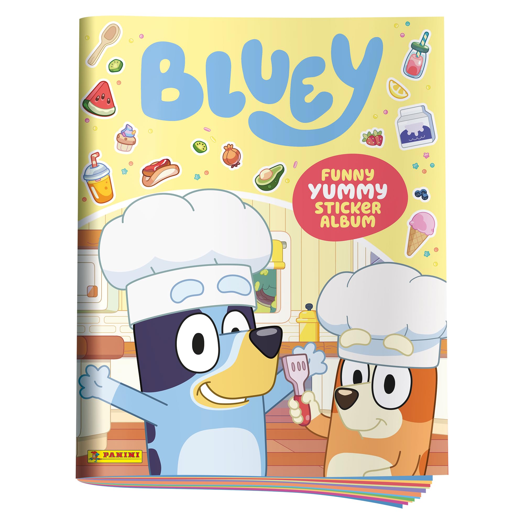 Panini Bluey Funny Yummy Sticker Collection Starter Pack | 192 Stickers to Collect