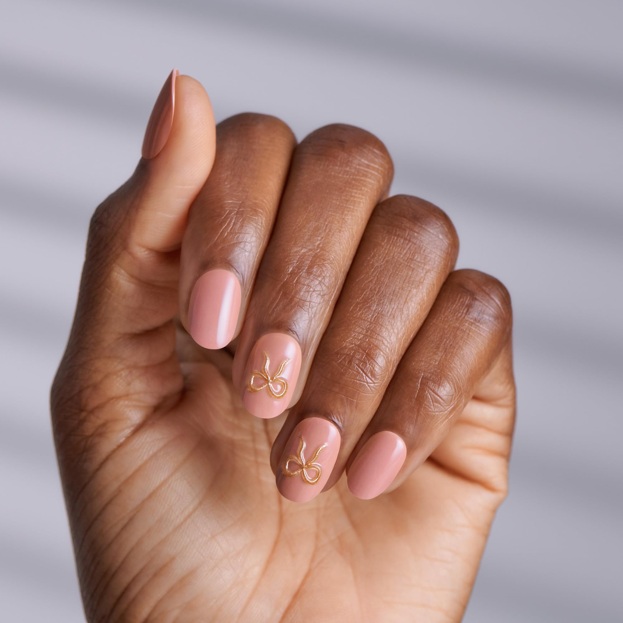 imPRESS Press-On Nails - CLOSE TO YOU | Pink Oval Short | 30 Count 2