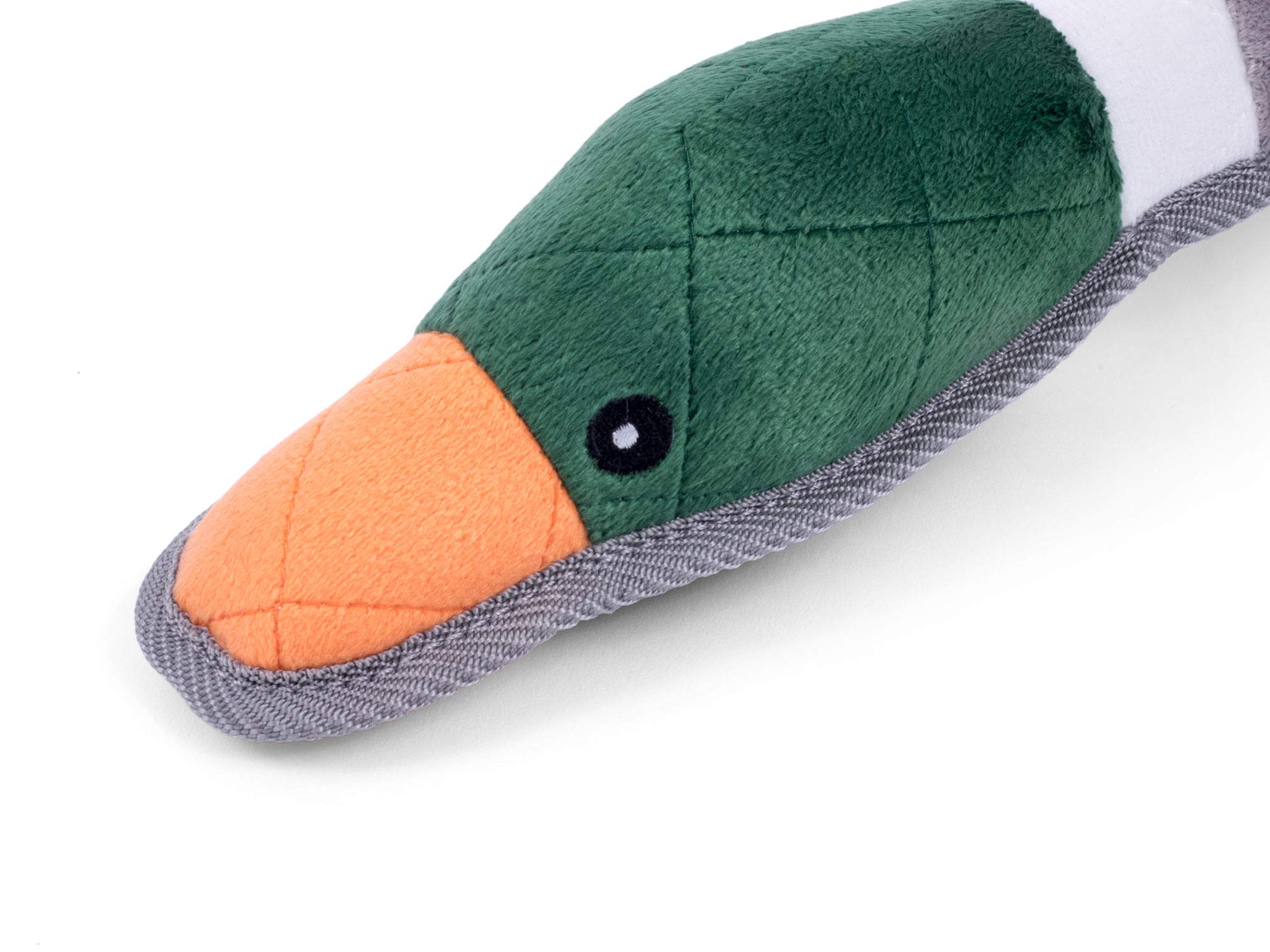 Petface Tough Duck Plush Dog Toy - 48 cm | Durable Nylon Construction | Squeaker Included