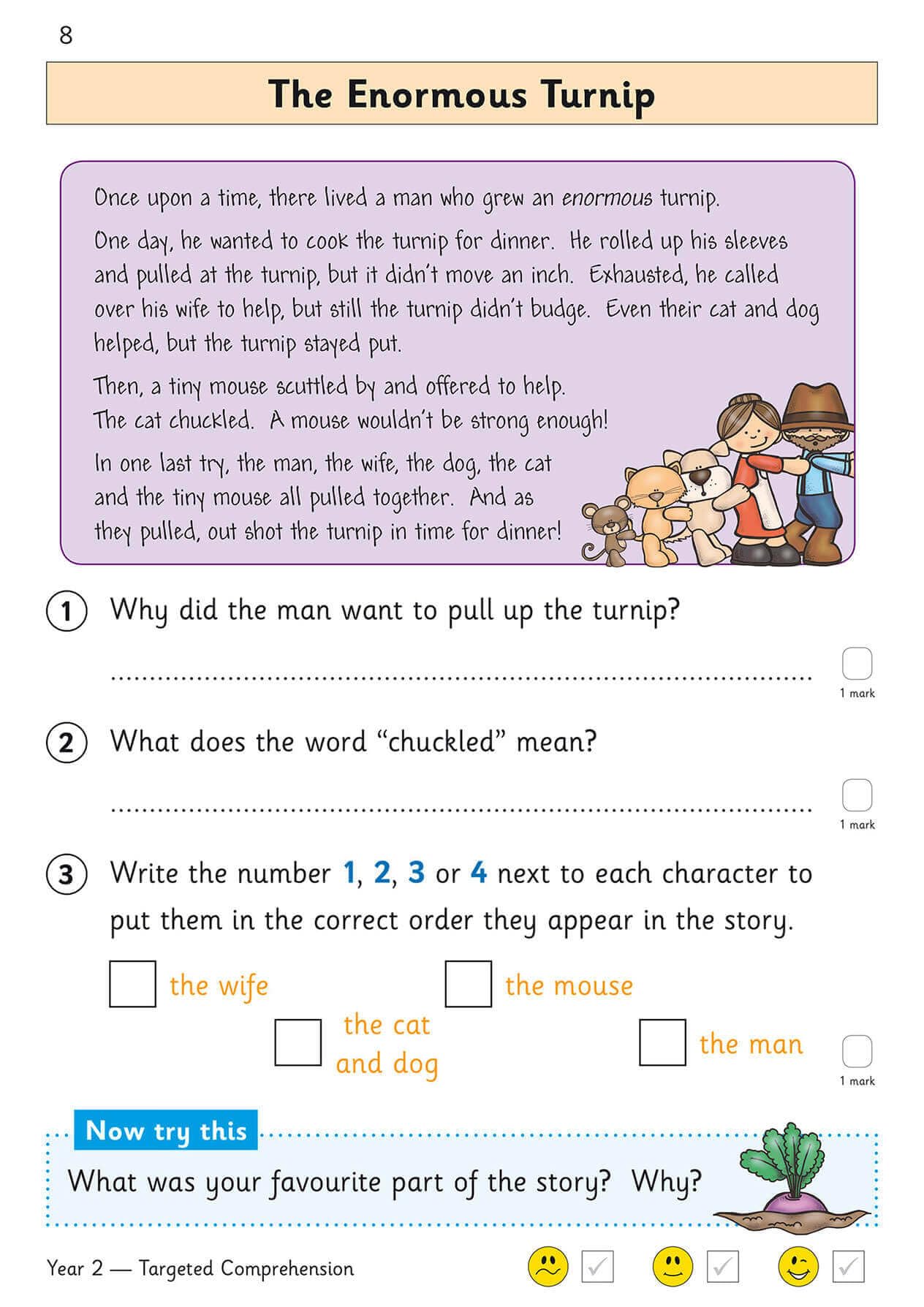 CGP Books New KS1 English Targeted Question Book: Year 2 Comprehension - Book 2 | Ages 6-7 | Paperback 3