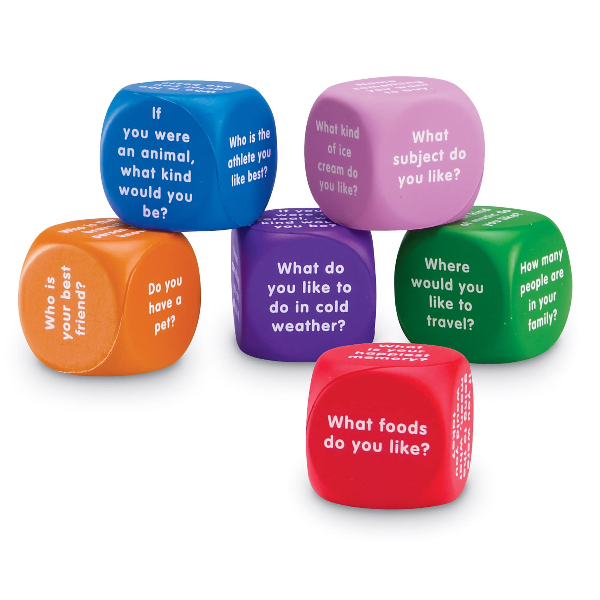 Learning Resources Conversation Cubes - Social Emotional Learning | Ages 6+ 6